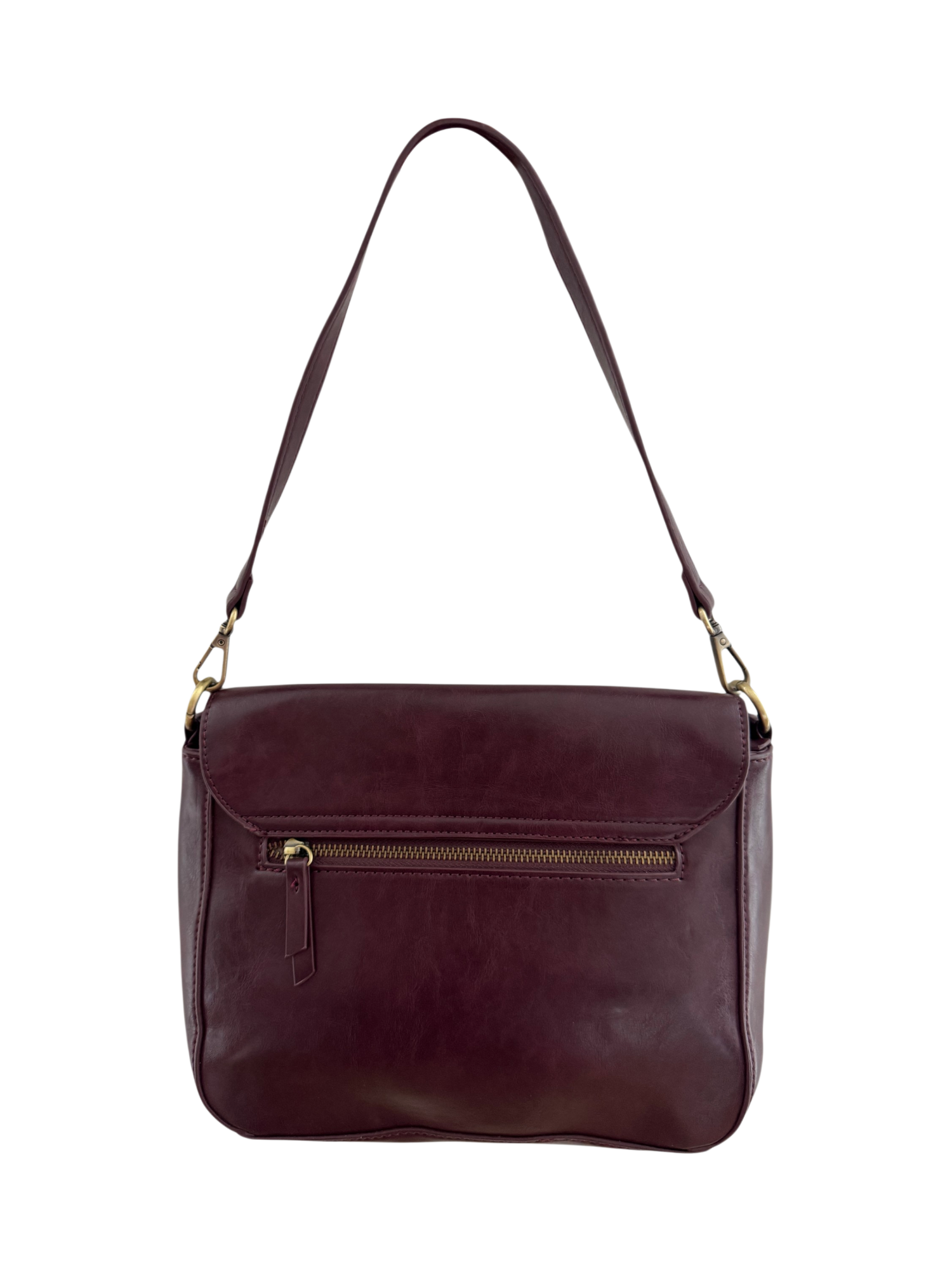 Vintage Y2K Joy Susan Plum Minimal Shoulder Bag