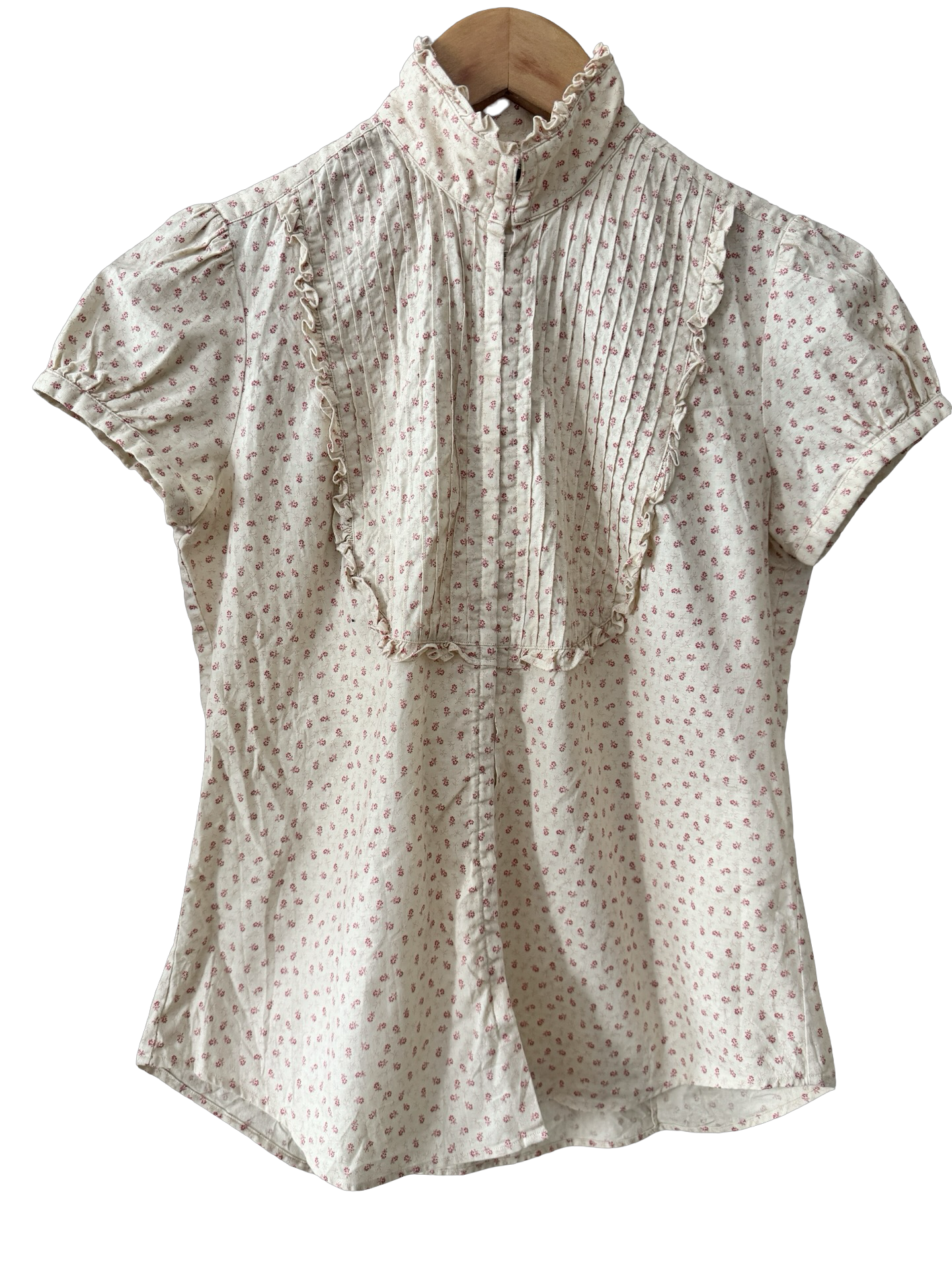 Vintage 90s Ralph Lauren Cotton Peasant Blouse (S/M)