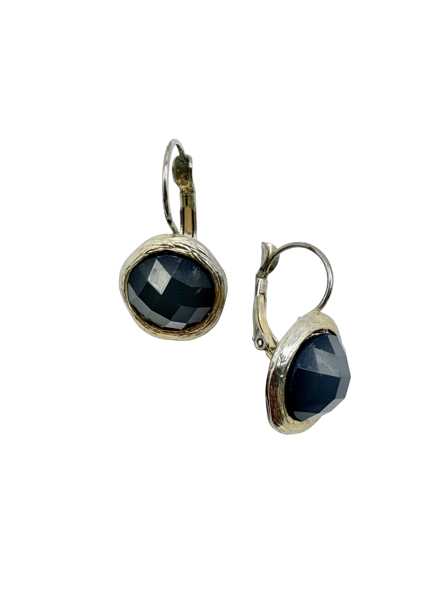 Vintage Midnight Mosaic Drop Earrings