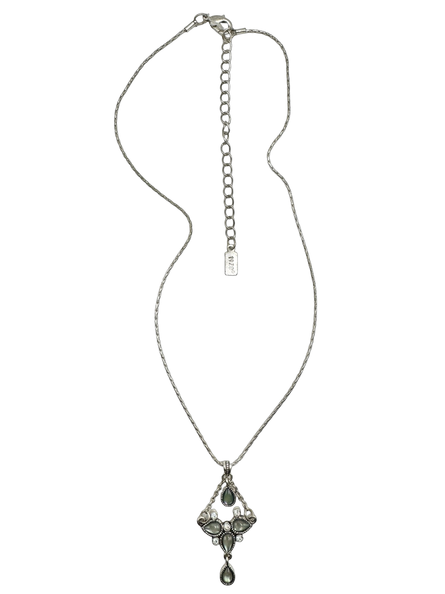 Vintage Y2K Mystic Garden Pendant Necklace