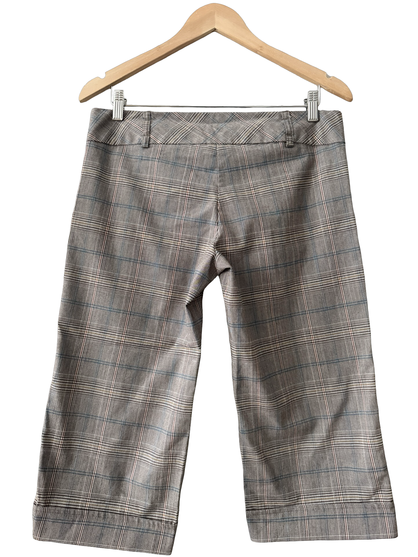 Vintage 90s Heart and Soul Plaid Capri Pants (M)