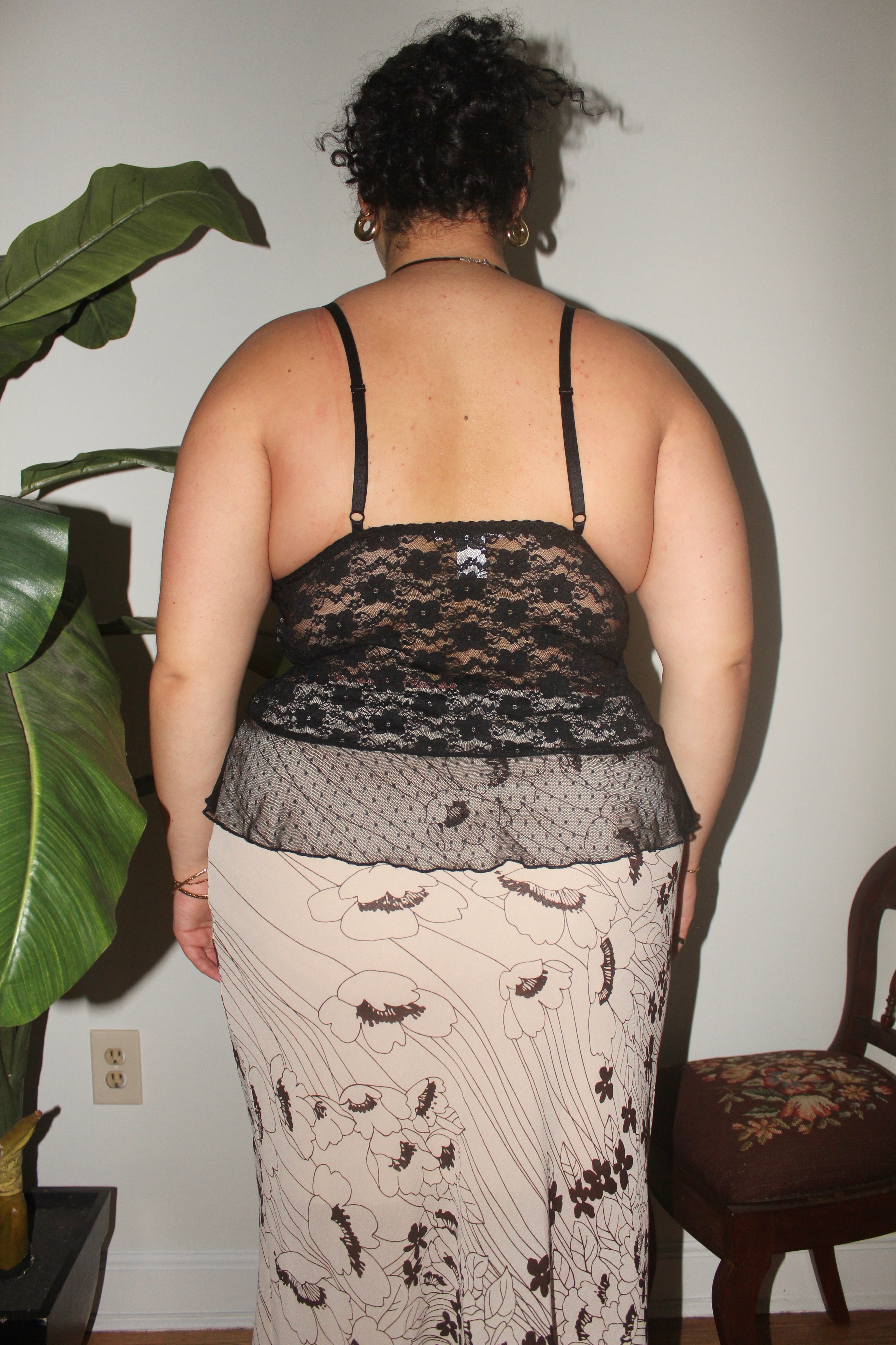 Vintage 90s Lace Bustier Camisole (L)