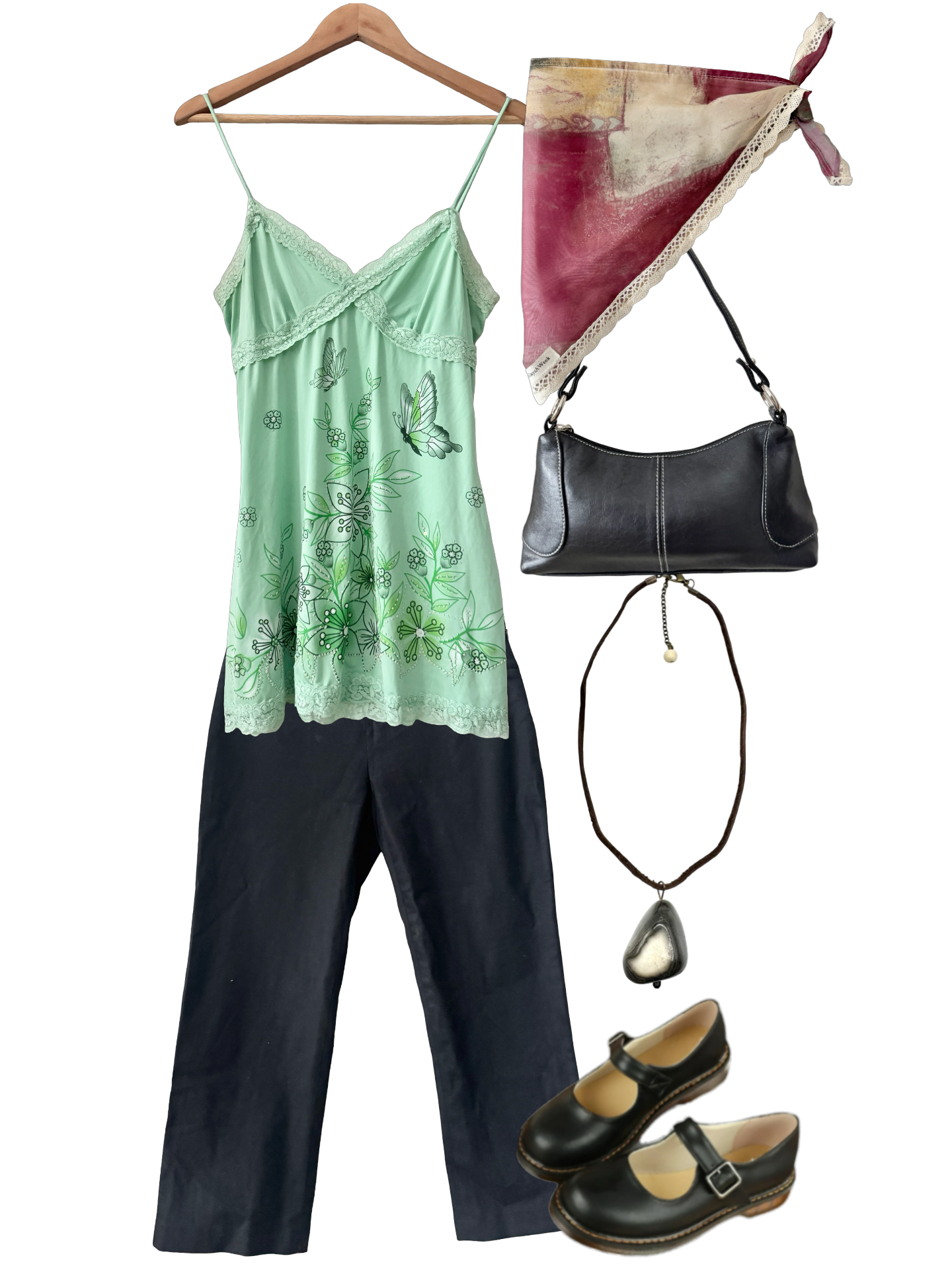Vintage 90s Enchanted Butterfly Cami (M)