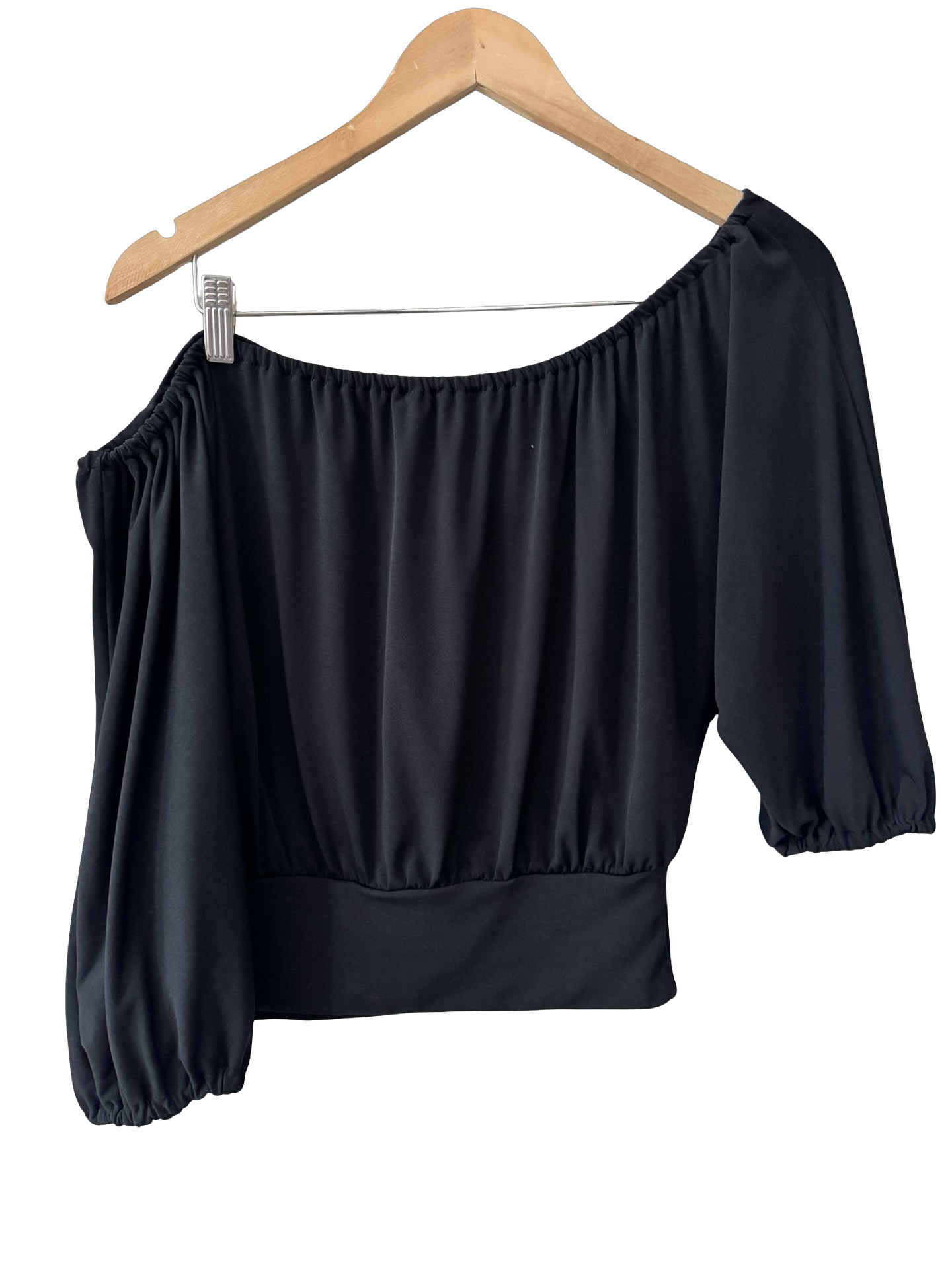 Vintage Y2K Indie Off-Shoulder Blouse (S/M)