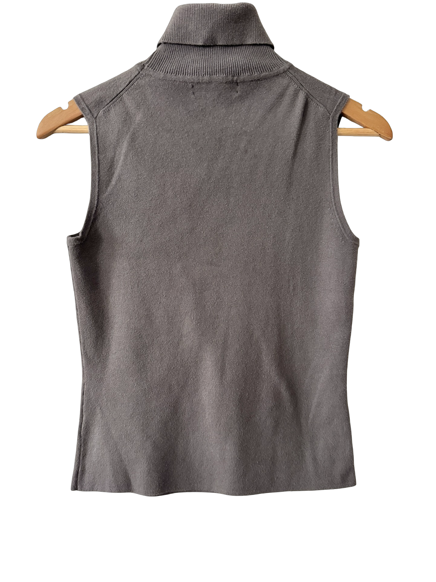 Vintage 90s Charcoal Mock Neck Top (S/M)