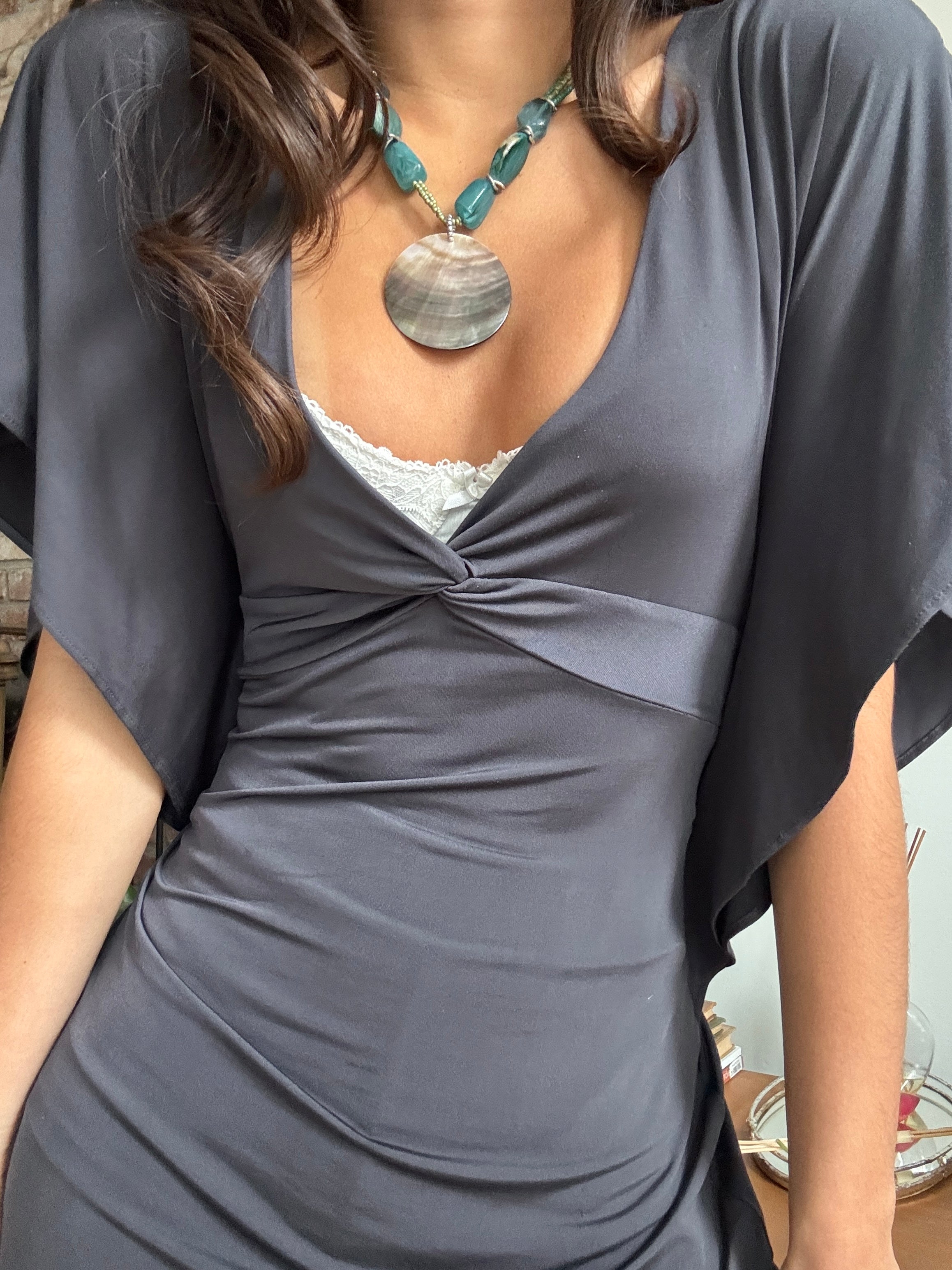 Vintage Y2K Mermaid Lagoon Shell Necklace