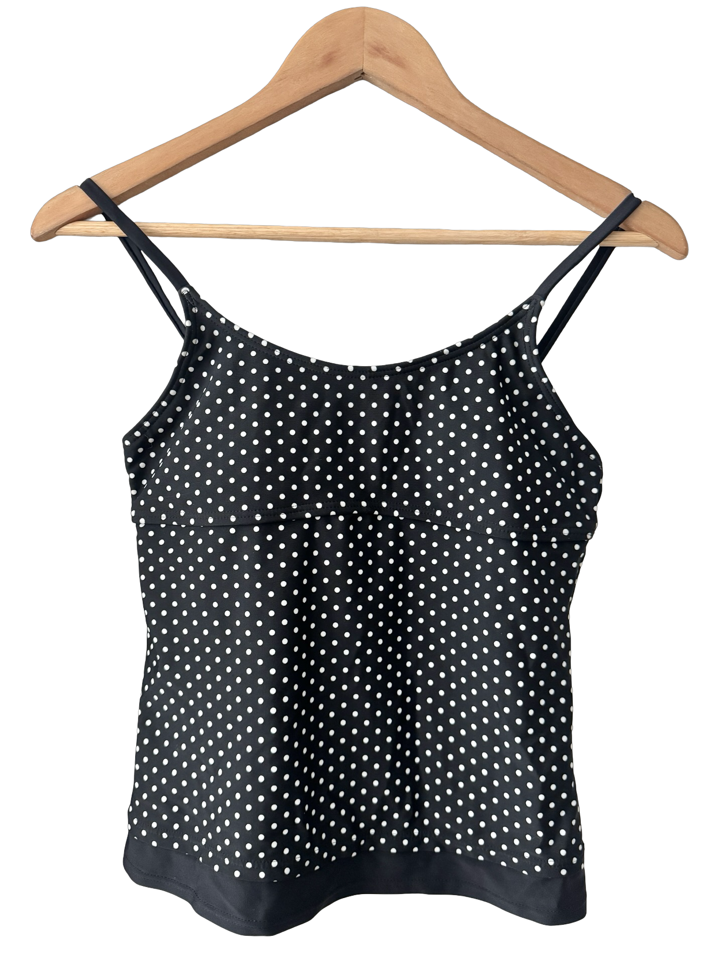 Vintage 90s Smoothies Black Polka Dot Cami Top (S)