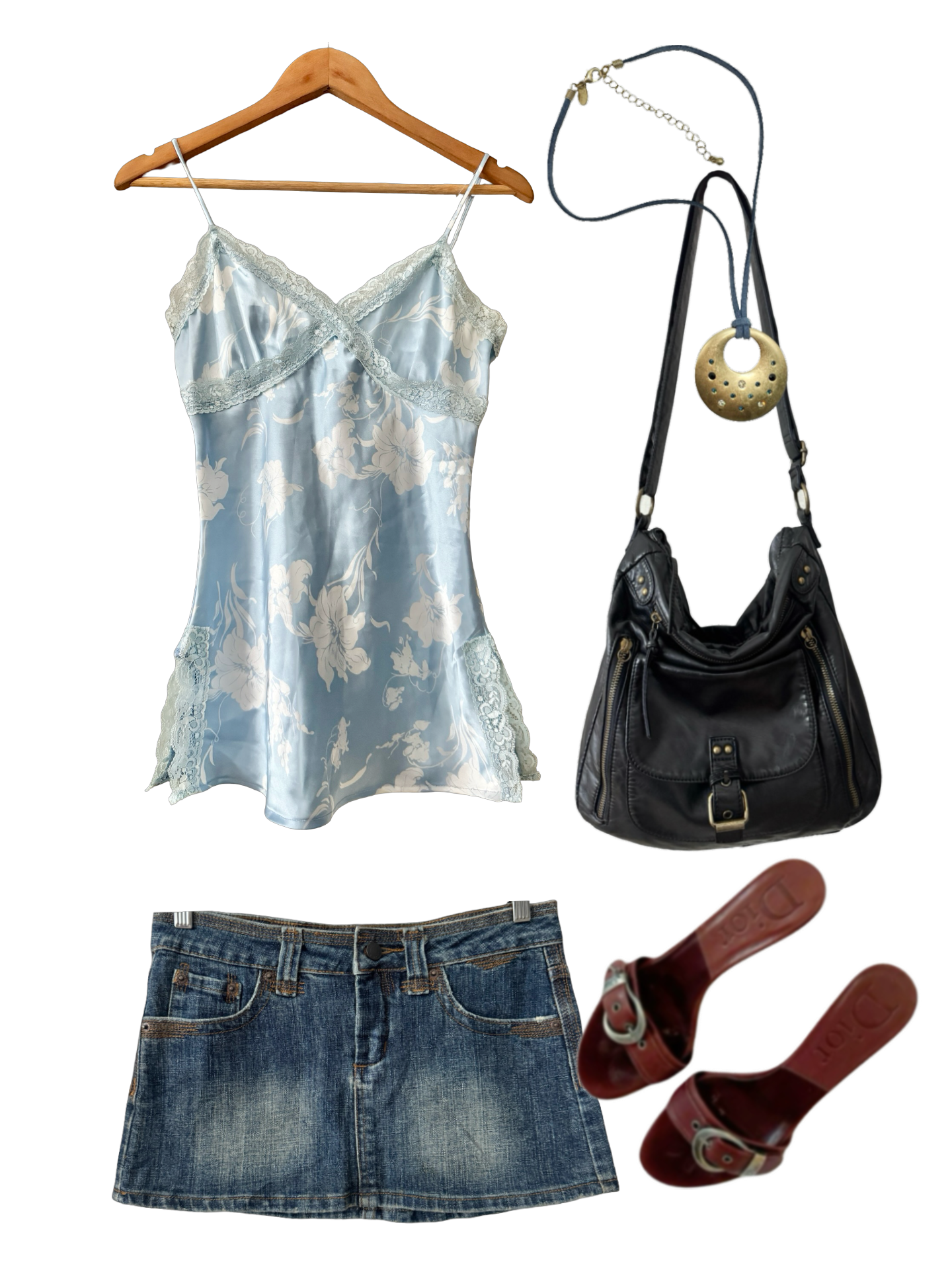 Vintage 90s Dreamy Lace Cami (M)