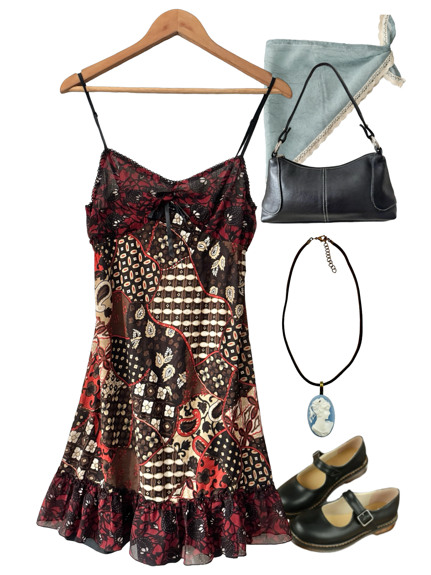 Vintage Y2K Last Call Midi Dress (M)