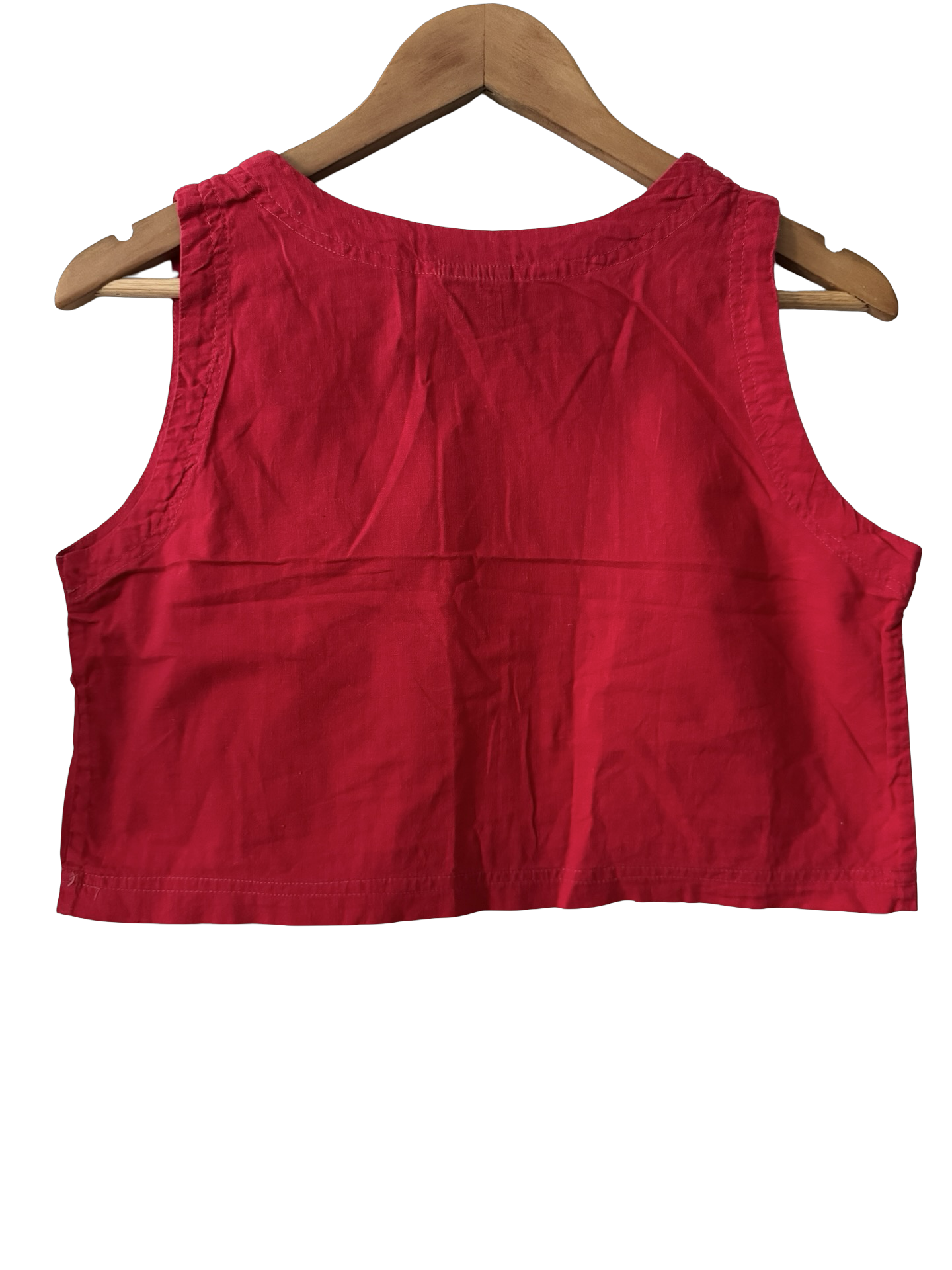 Vintage 90s Cherry Red Ultra-Cropped Tank (M)
