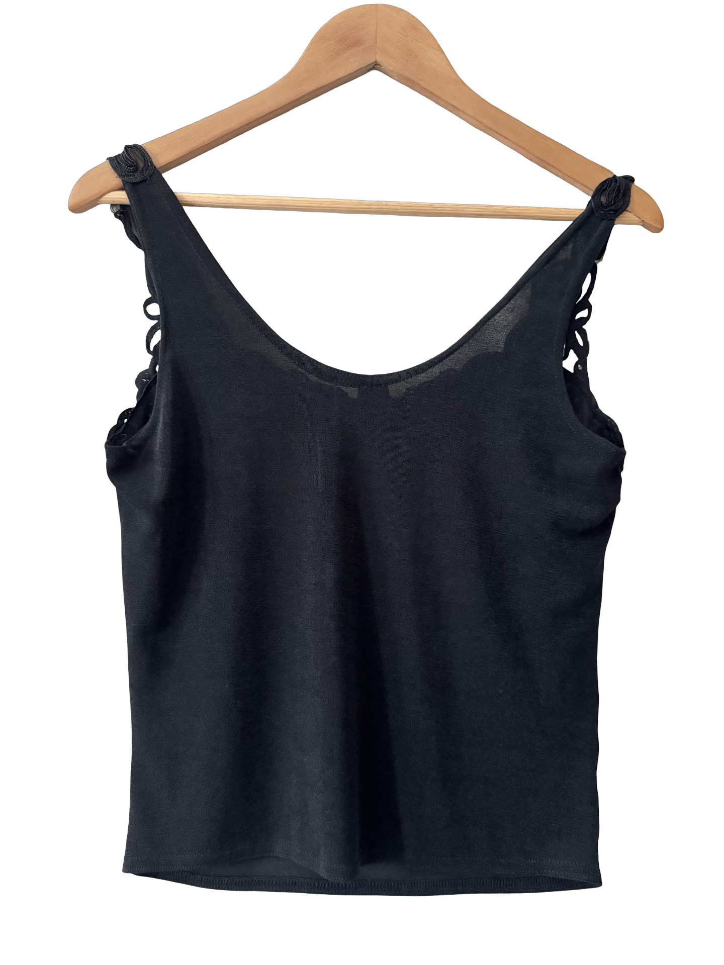 Vintage 90s Artisan Midnight Soutache Tank (M)