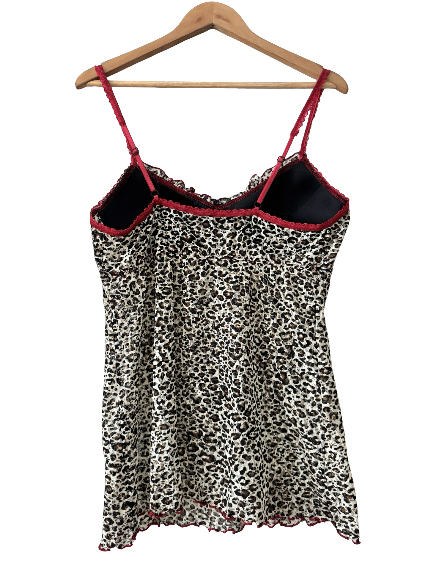 Vintage Y2K Cherry Cheetah Cami (L)
