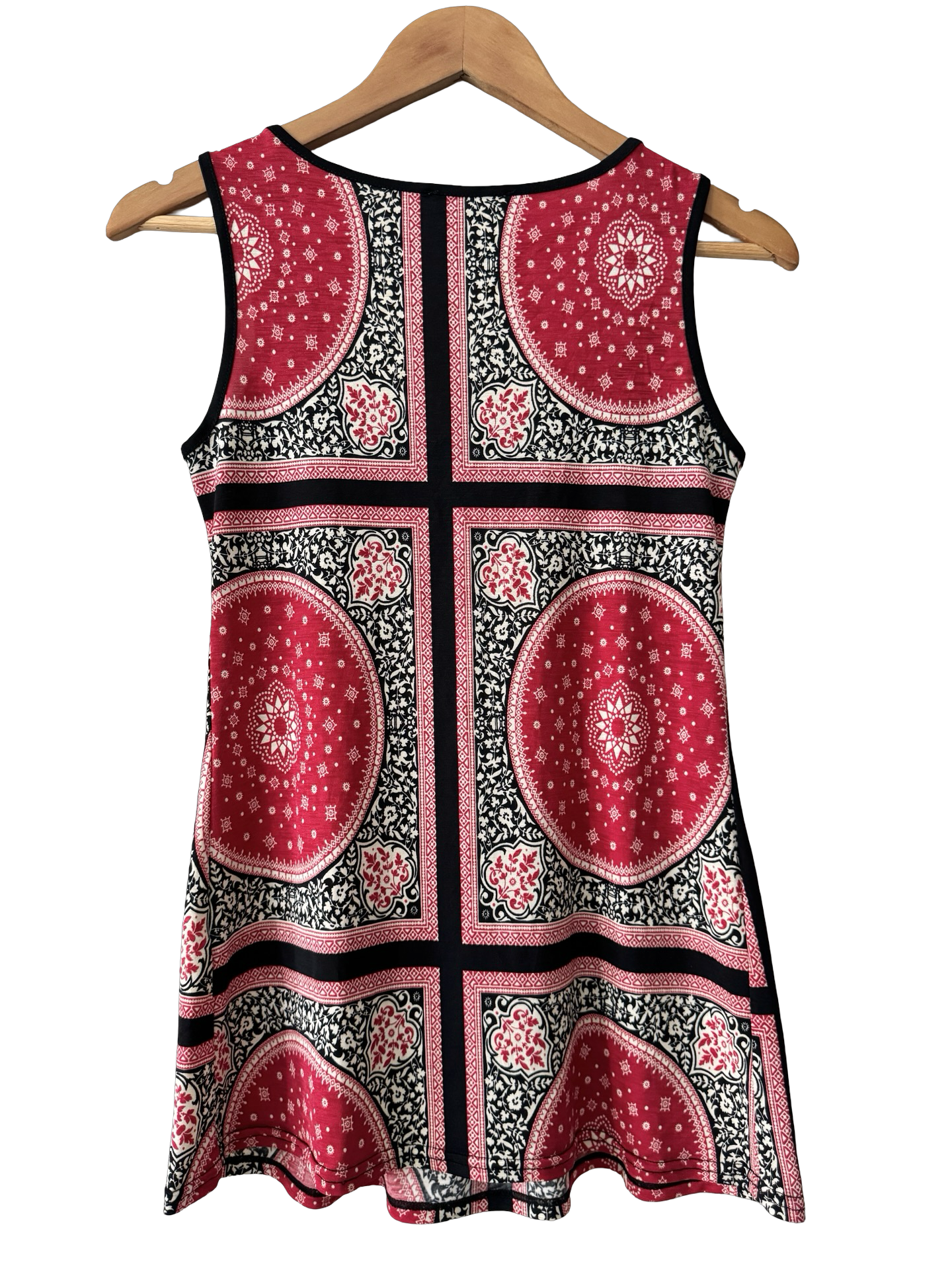 Vintage Y2K French Boho Patchwork Mod Top (S/M)