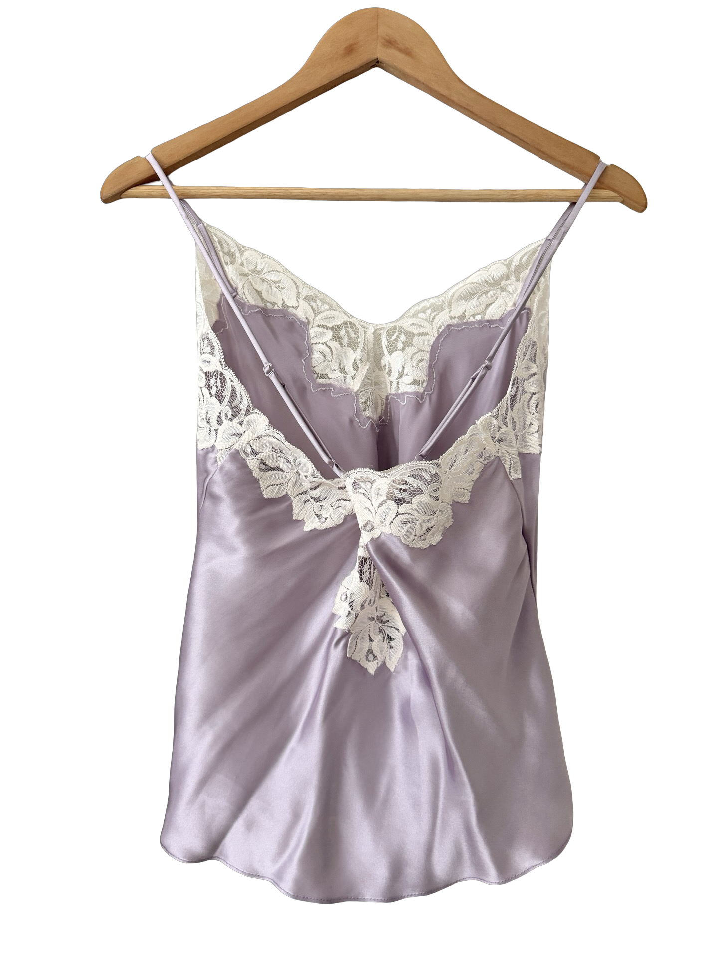 Vintage Y2K Lavender Dream Satin Cami (L)