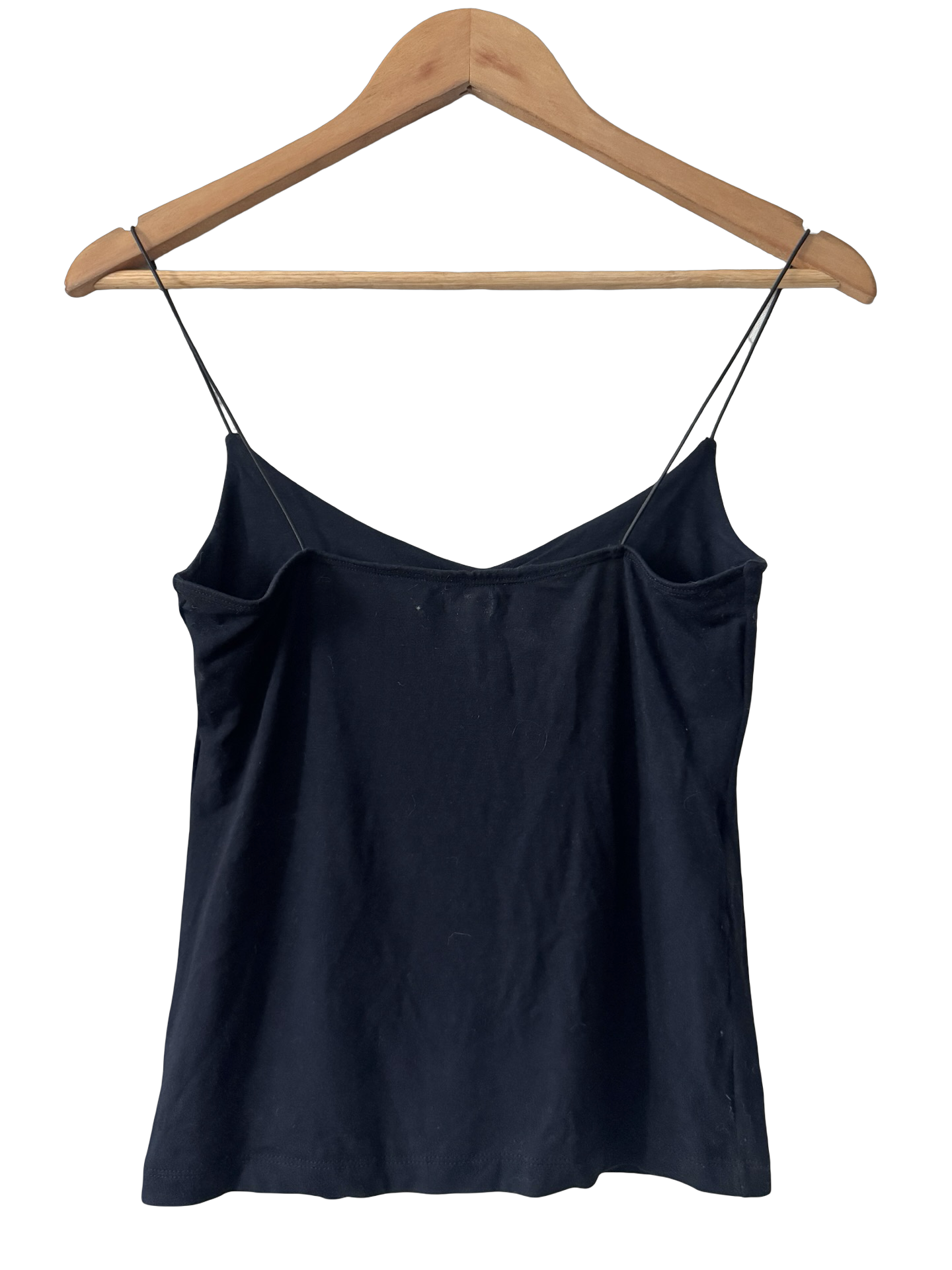 Vintage 90s Perfect Little Black Ruched Cami (S)