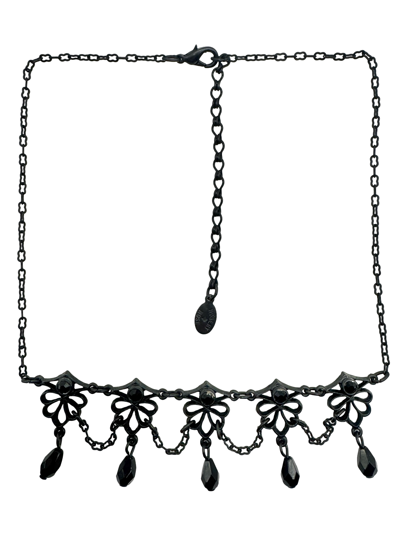 Vintage Y2K Midnight Lace Choker
