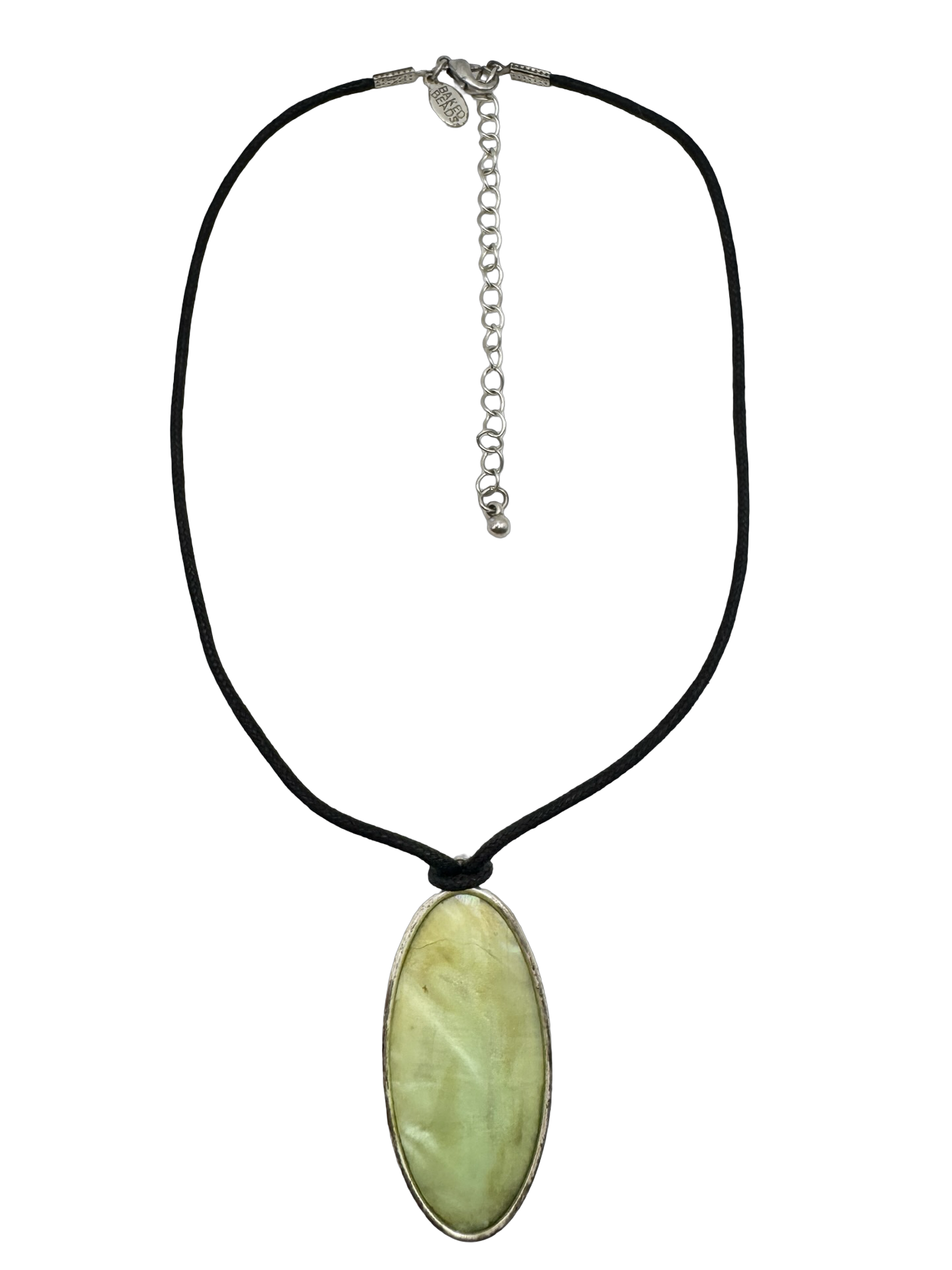 Vintage Apple Green Pendant Necklace