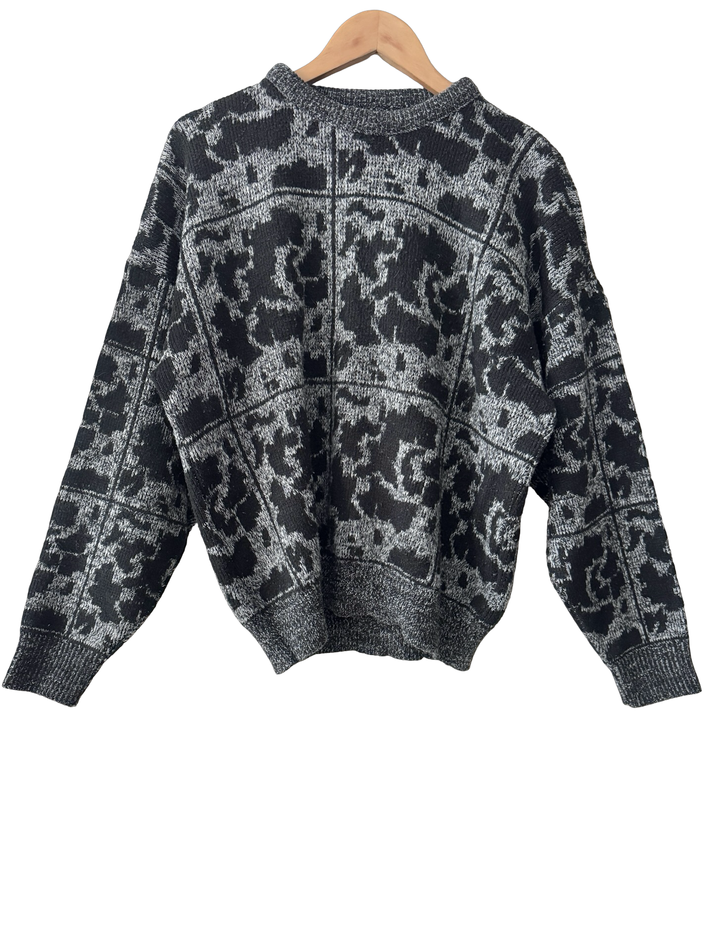 Vintage 90s Midnight Tapestry Oversized Sweater (L)