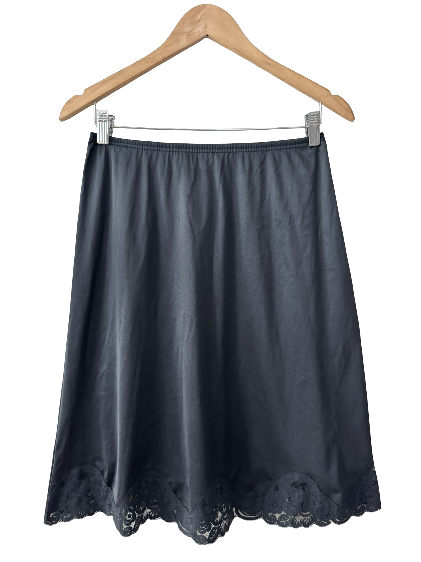 Vintage 90s Lace At Midnight Skirt (M)
