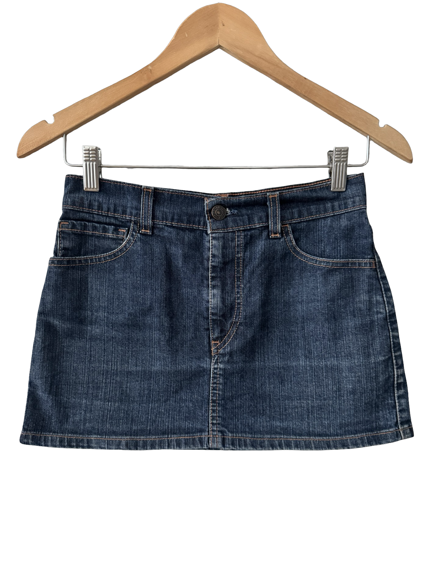 Vintage Y2K Levi's Denim Micro Mini Skirt (XS)