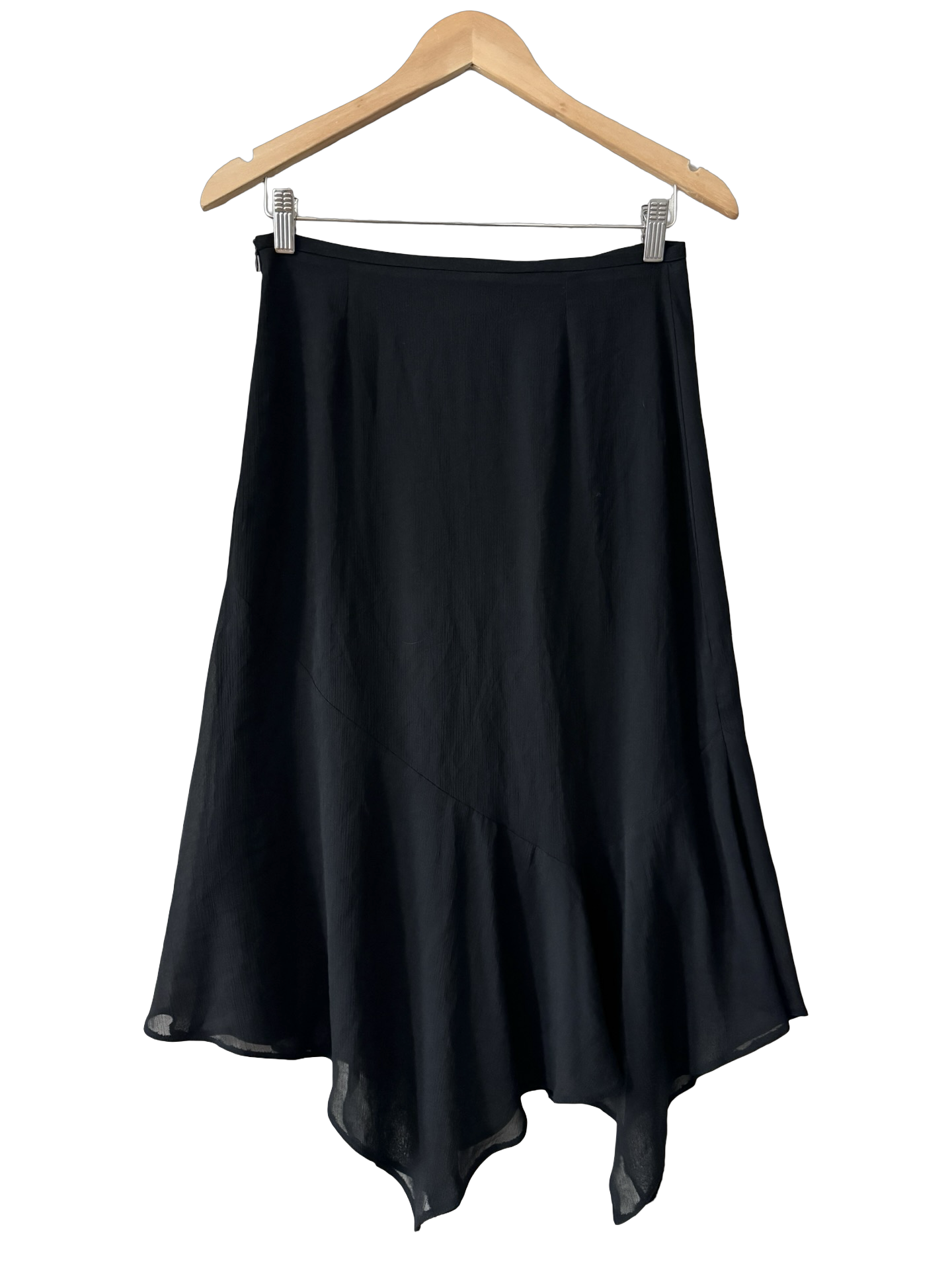 Vintage 90s After Midnight Handkerchief Midi Skirt (S)