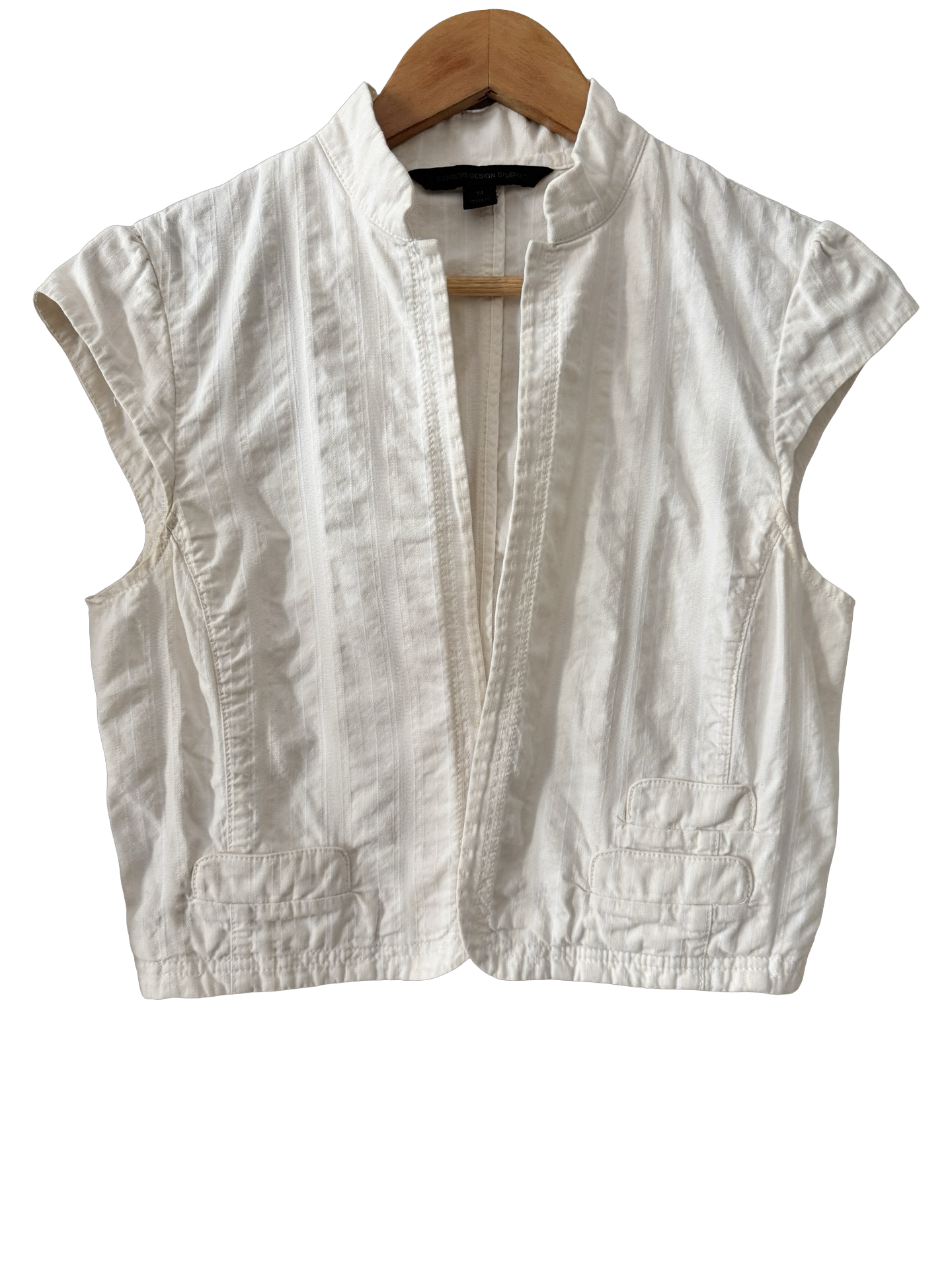 Vintage Y2K Cropped Suit Top (S/M)