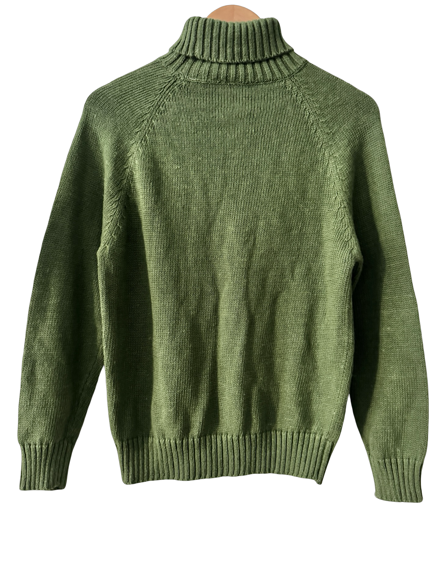 Vintage 90s Technicolor Daydream Turtleneck Sweater (M)