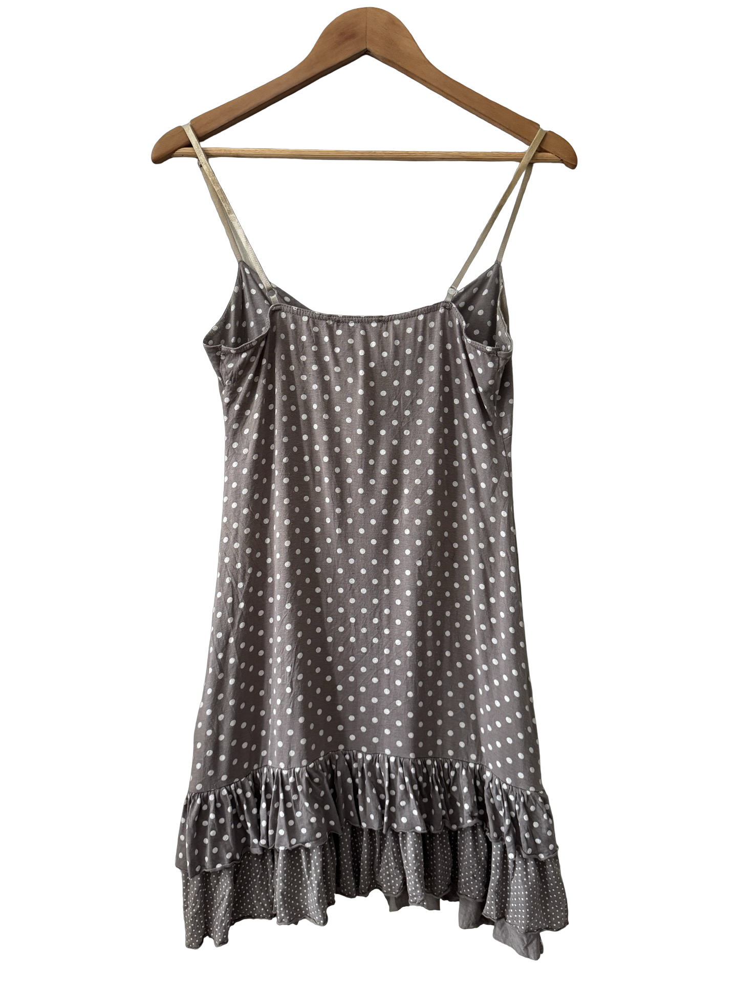 Vintage Y2K French Cache Cache Café au Lait Mini Dress (M)