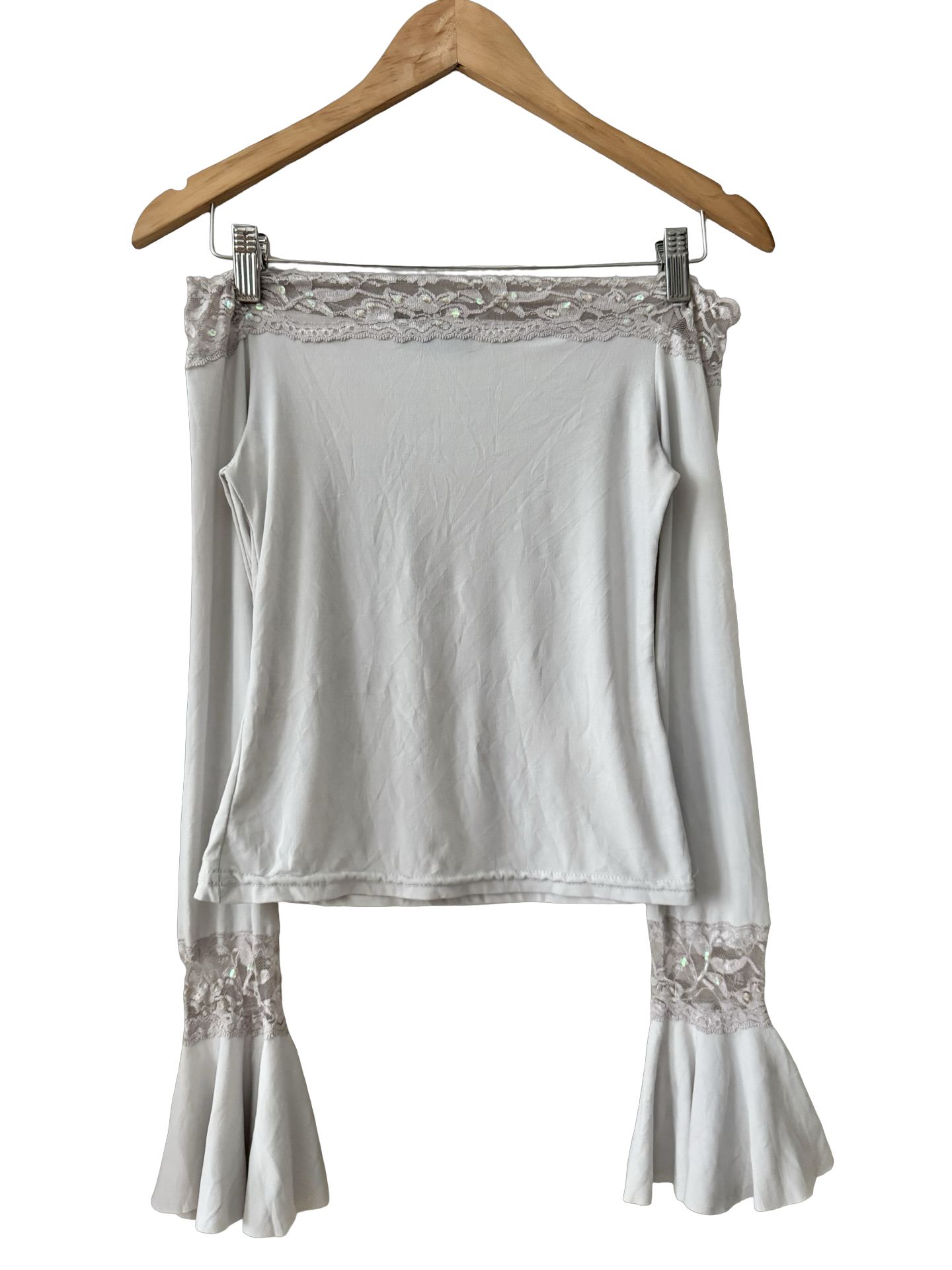 Vintage 90s Parisian Moonlight Disco Top (S/M)