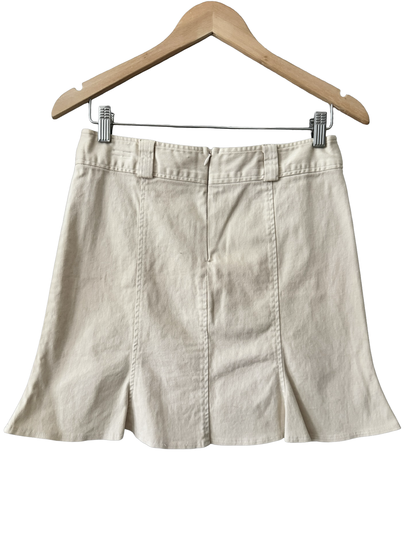 Vintage Y2K Vanilla Flare Mini Skirt (S/M)