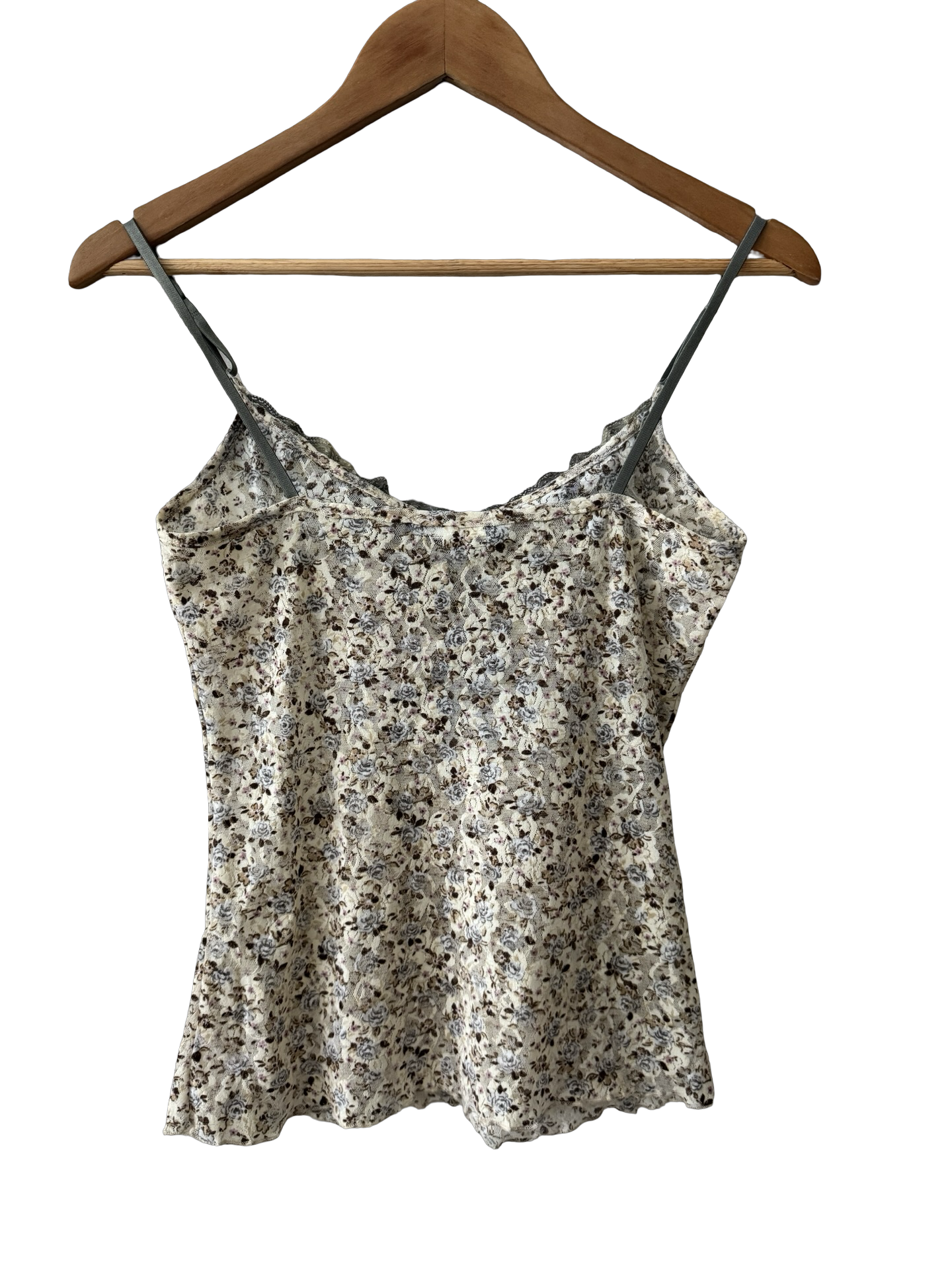 Vintage Morgan De Toi Floral Lace Trim Cami (S/M)