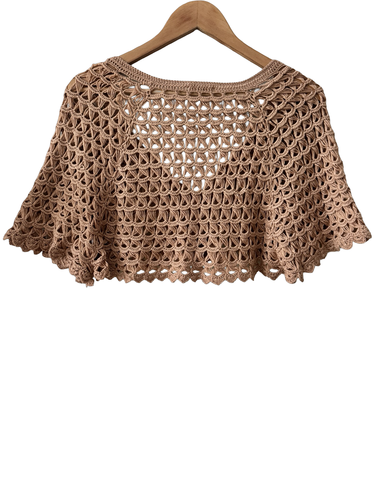 Vintage Y2K Tiny Crochet Bolero (S/M)