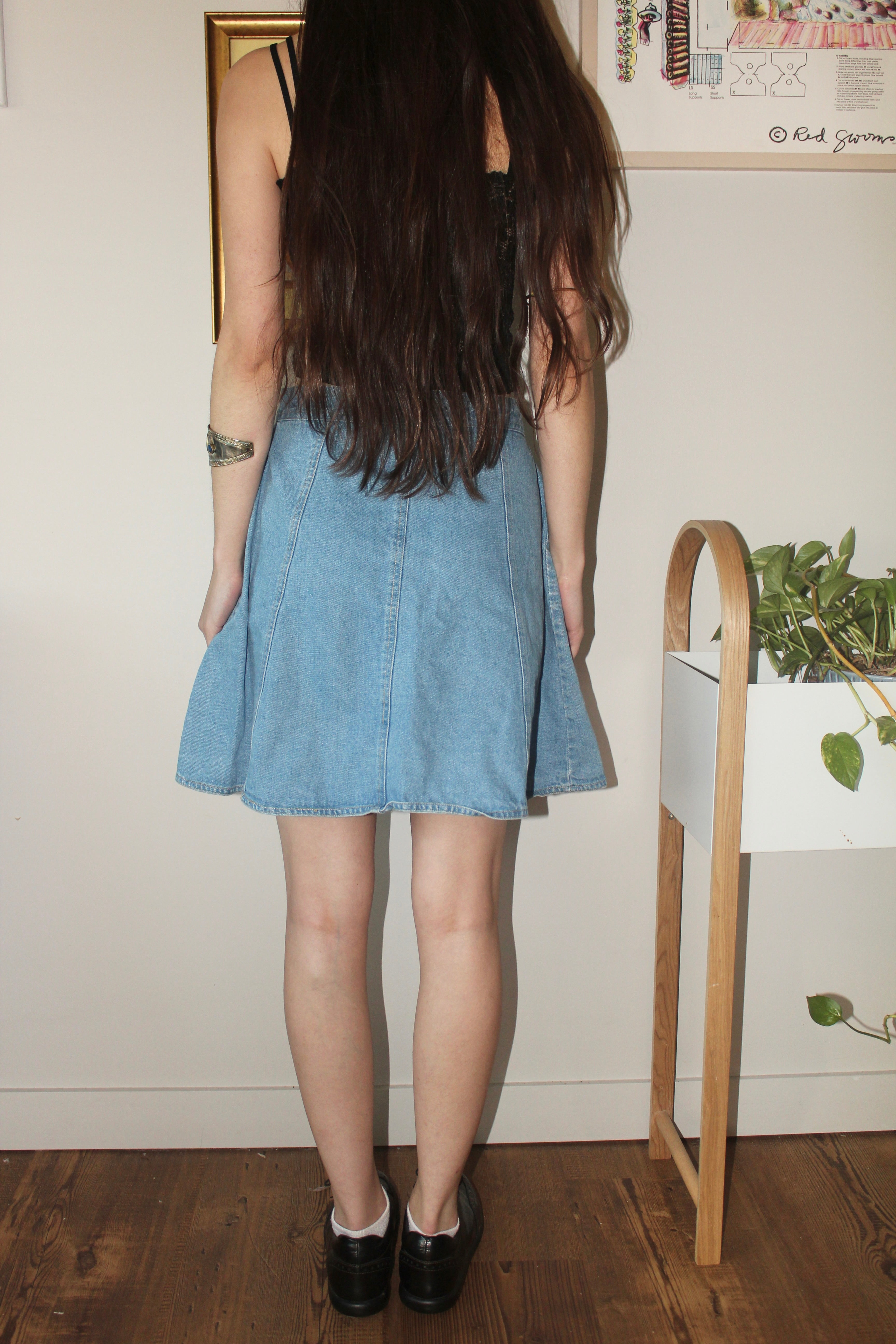 Vintage 90s Denim Skirt (S)