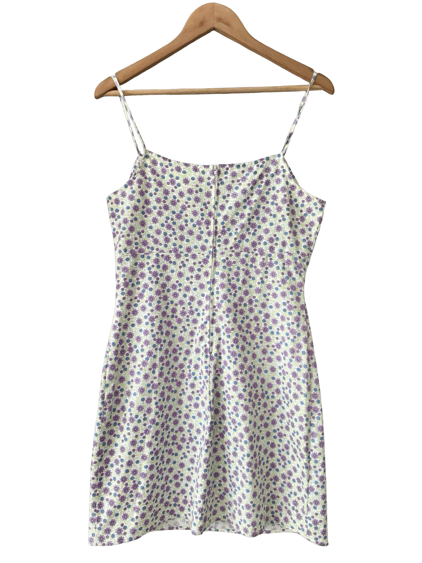 Vintage 90s Ditsy Cotton Mini Dress (M)