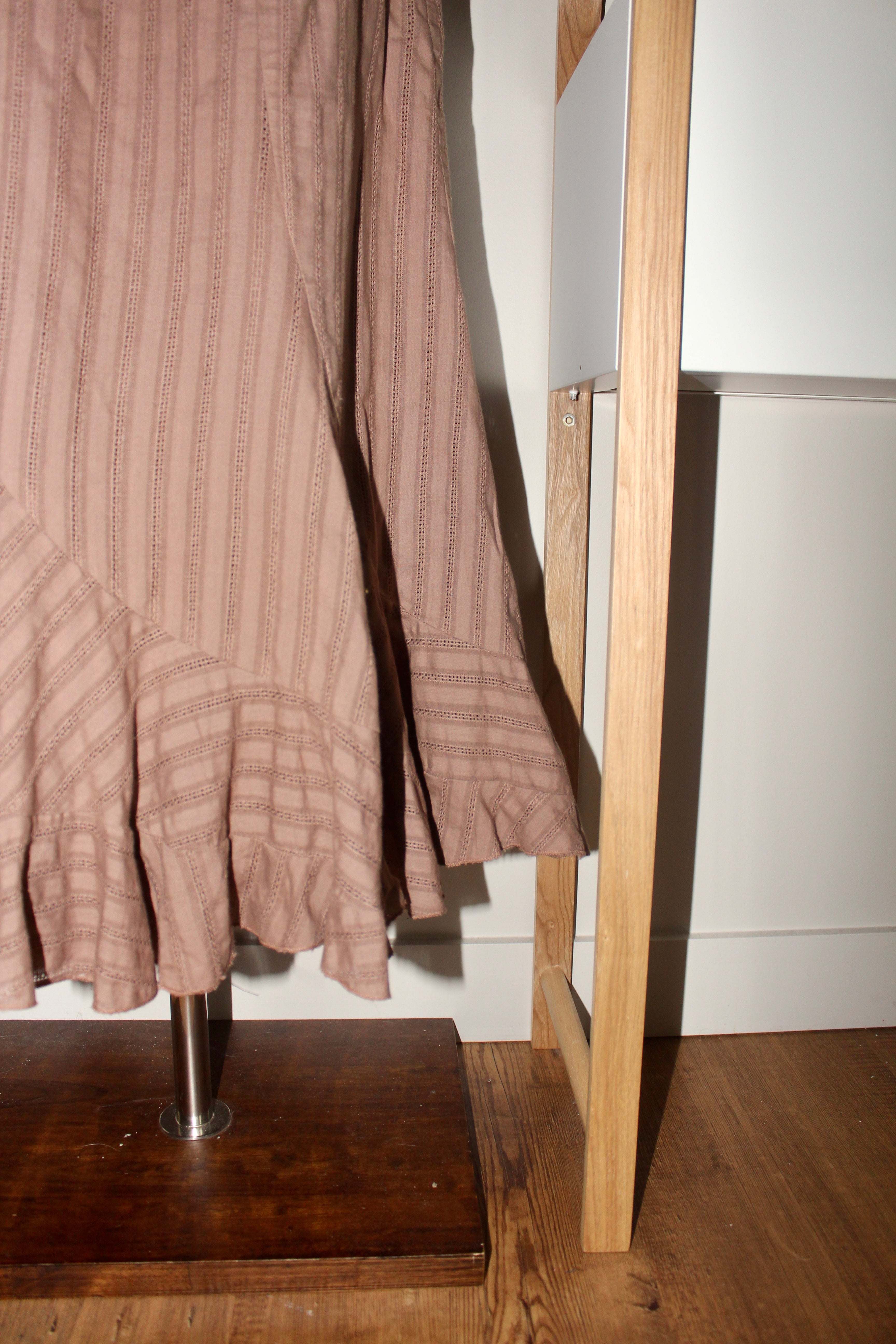 Vintage 90s Cotton Cottage Midi Skirt (S-M)