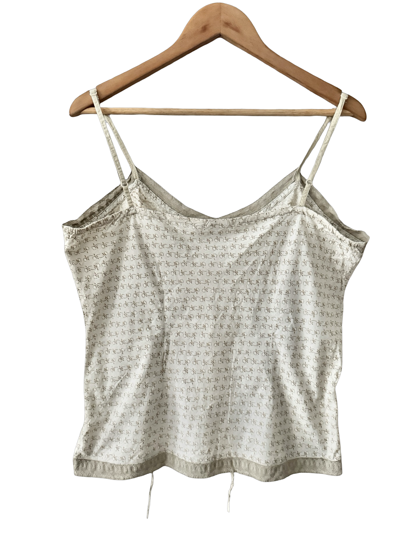 Vintage Y2K French Vanilla Cami (L)