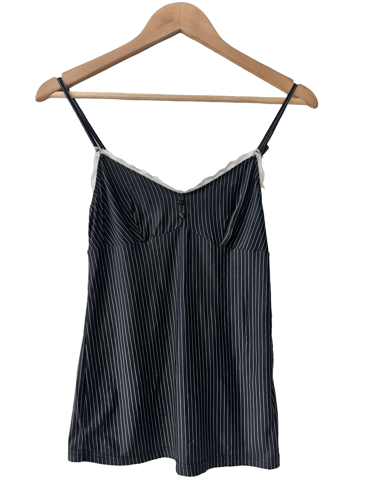Vintage Y2K After Hours Pinstripe top (S)