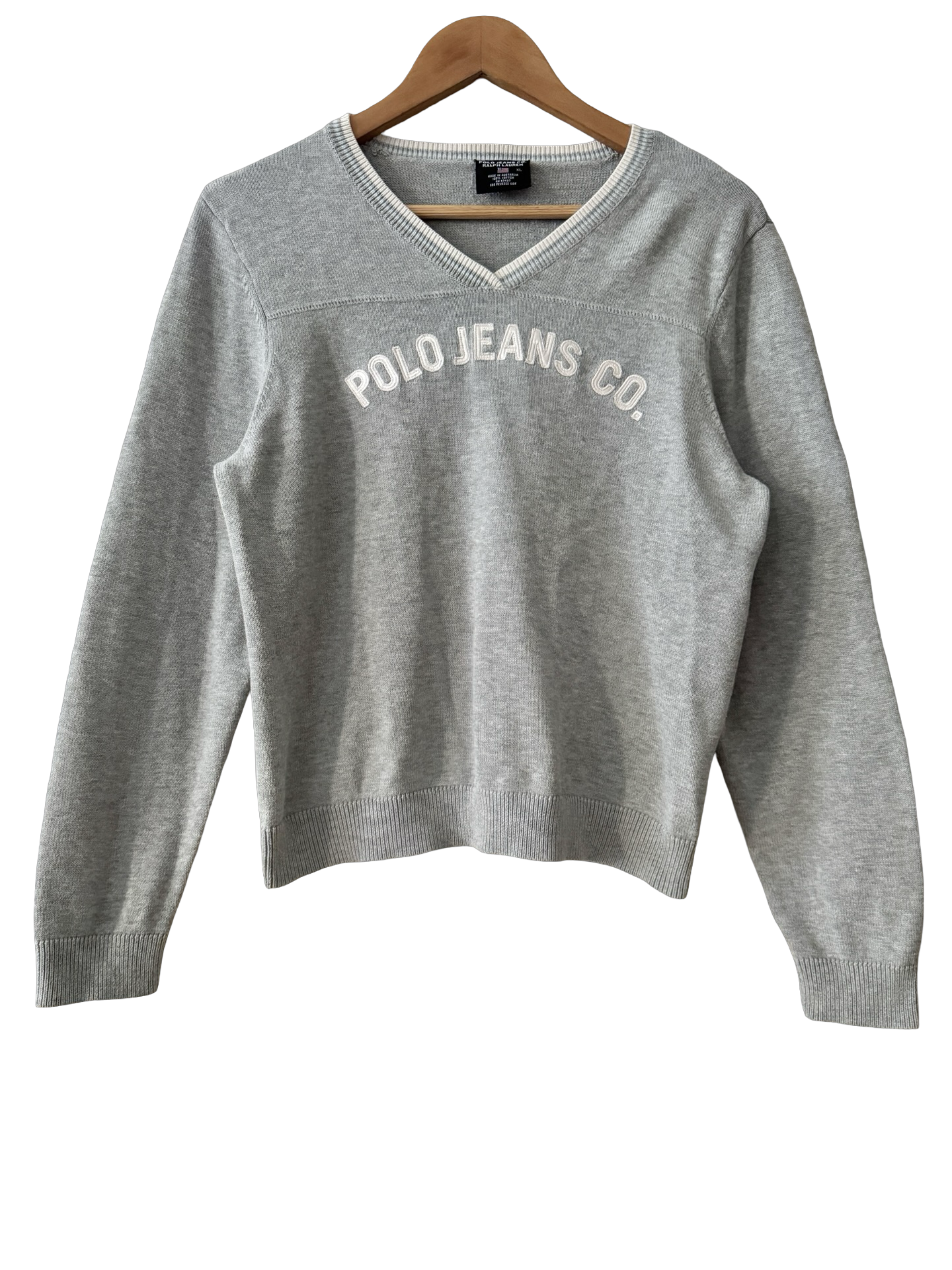 Vintage 90s Ralph Lauren Collegiate Knit (S/M)