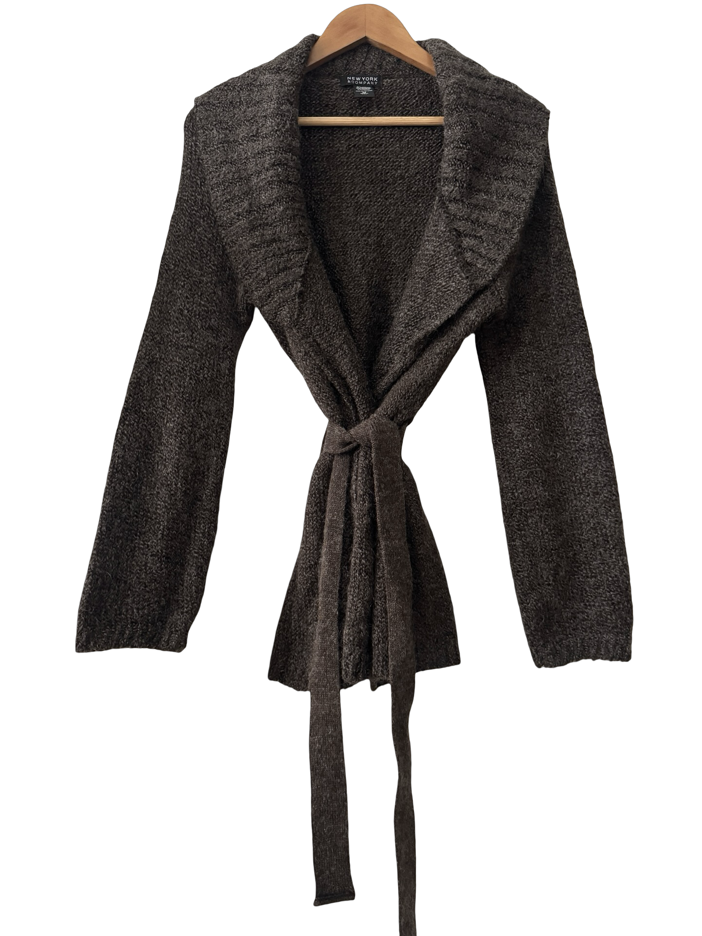 Vintage 90s Espresso Wrap-Me-Up Knit (M)