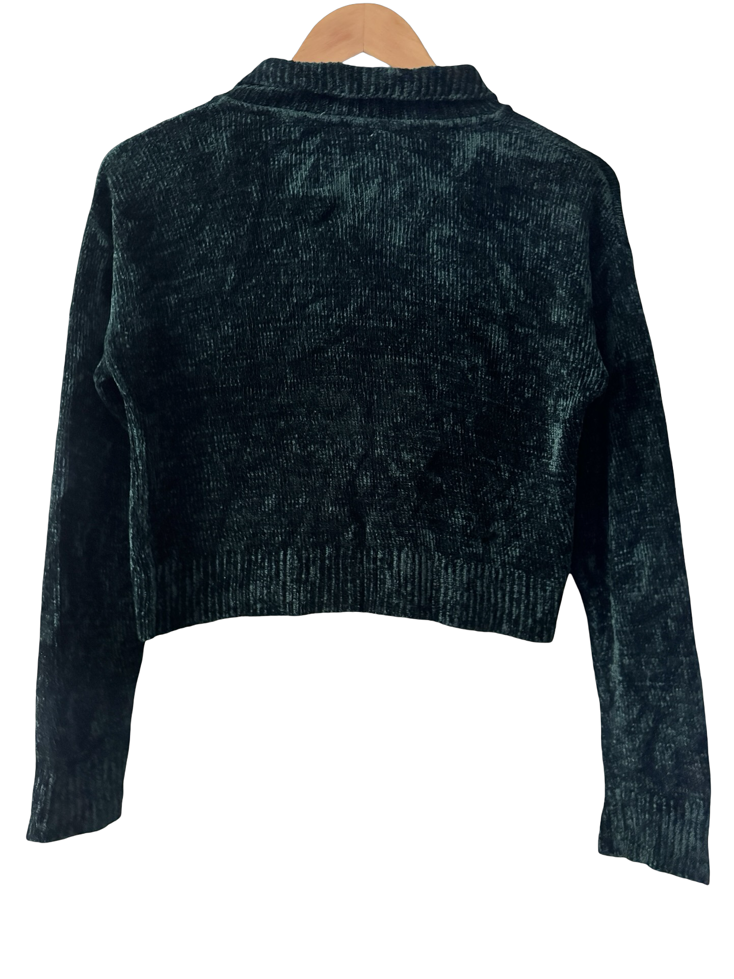Vintage Y2K Forest Fairy Cropped Cardigan (S)
