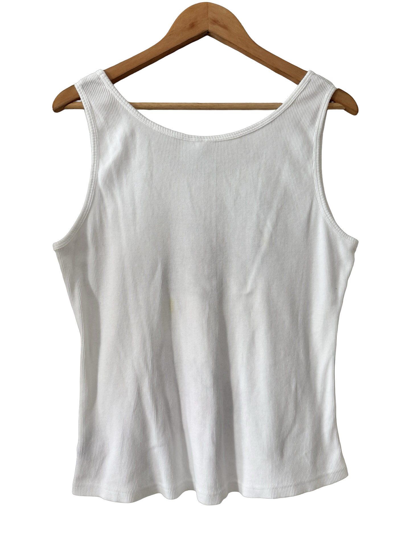 Vintage Y2K Butterfly Ribbed Tank (XL)