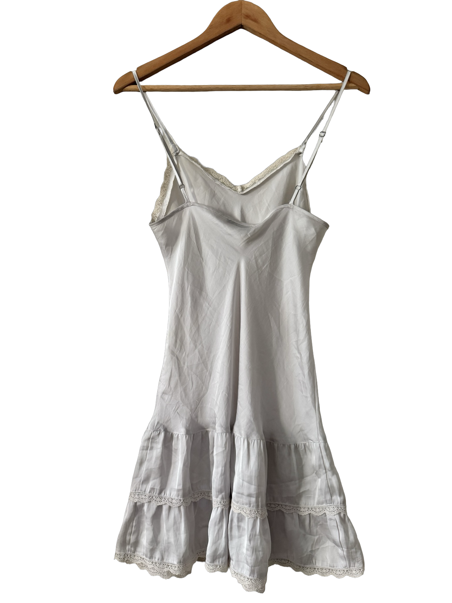 Vintage Y2K French Angel on the Run Lace Slip Dress (S/M)