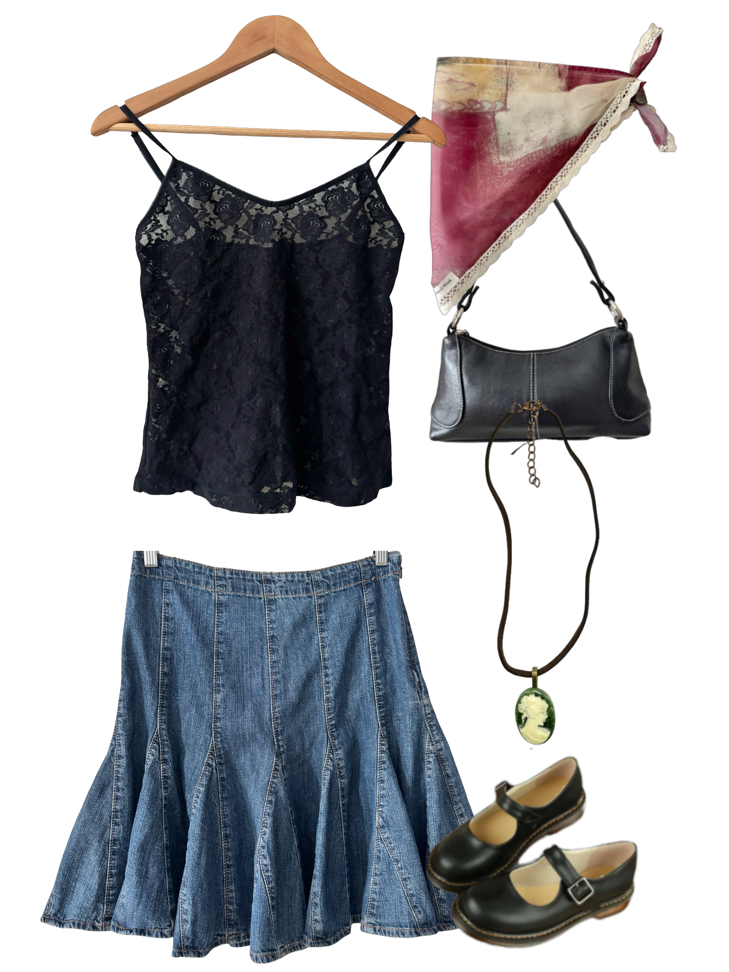 Vintage Y2K Bed of Roses Cami (S)
