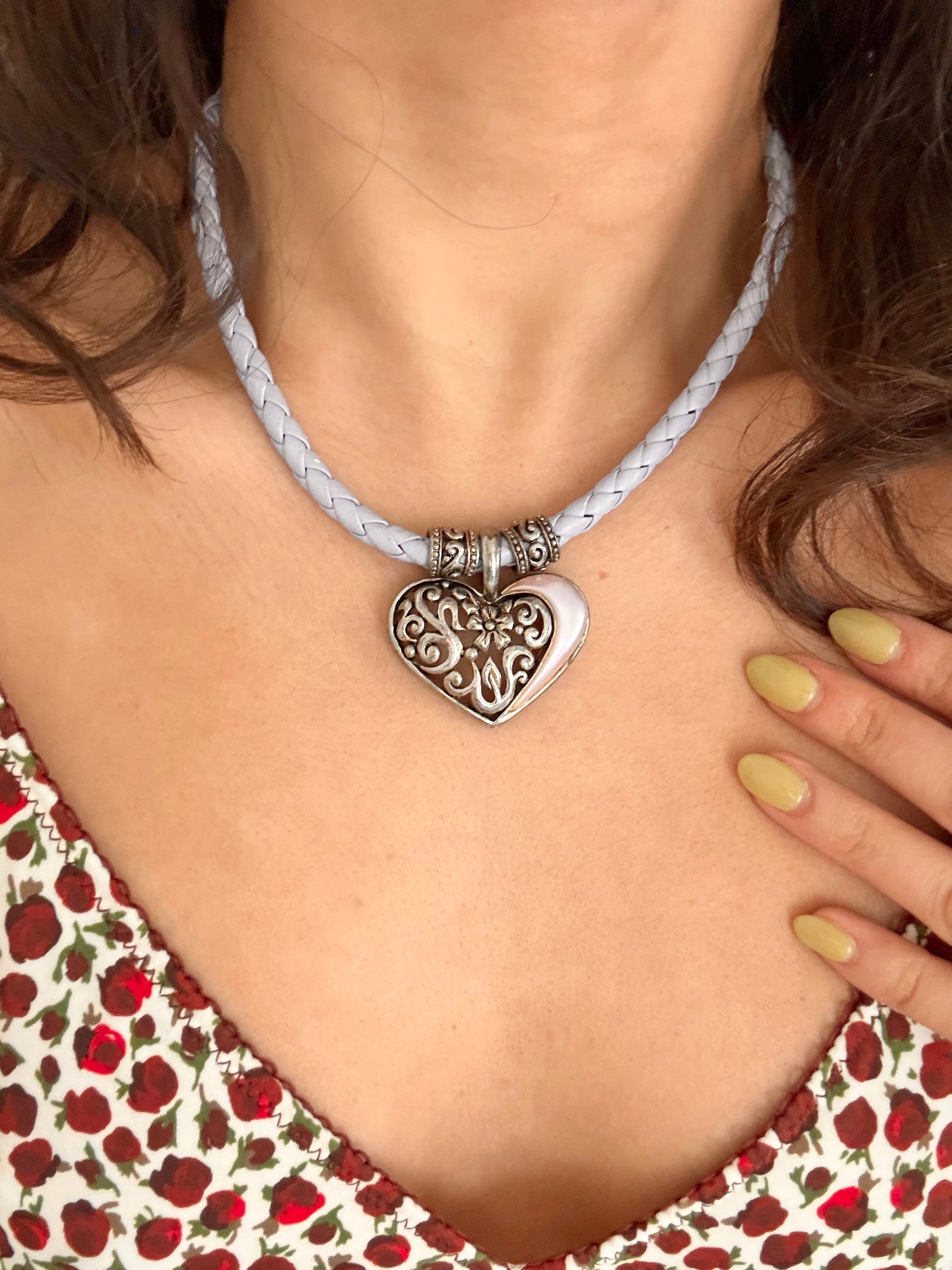 Tarnish & Bloom Heart Choker