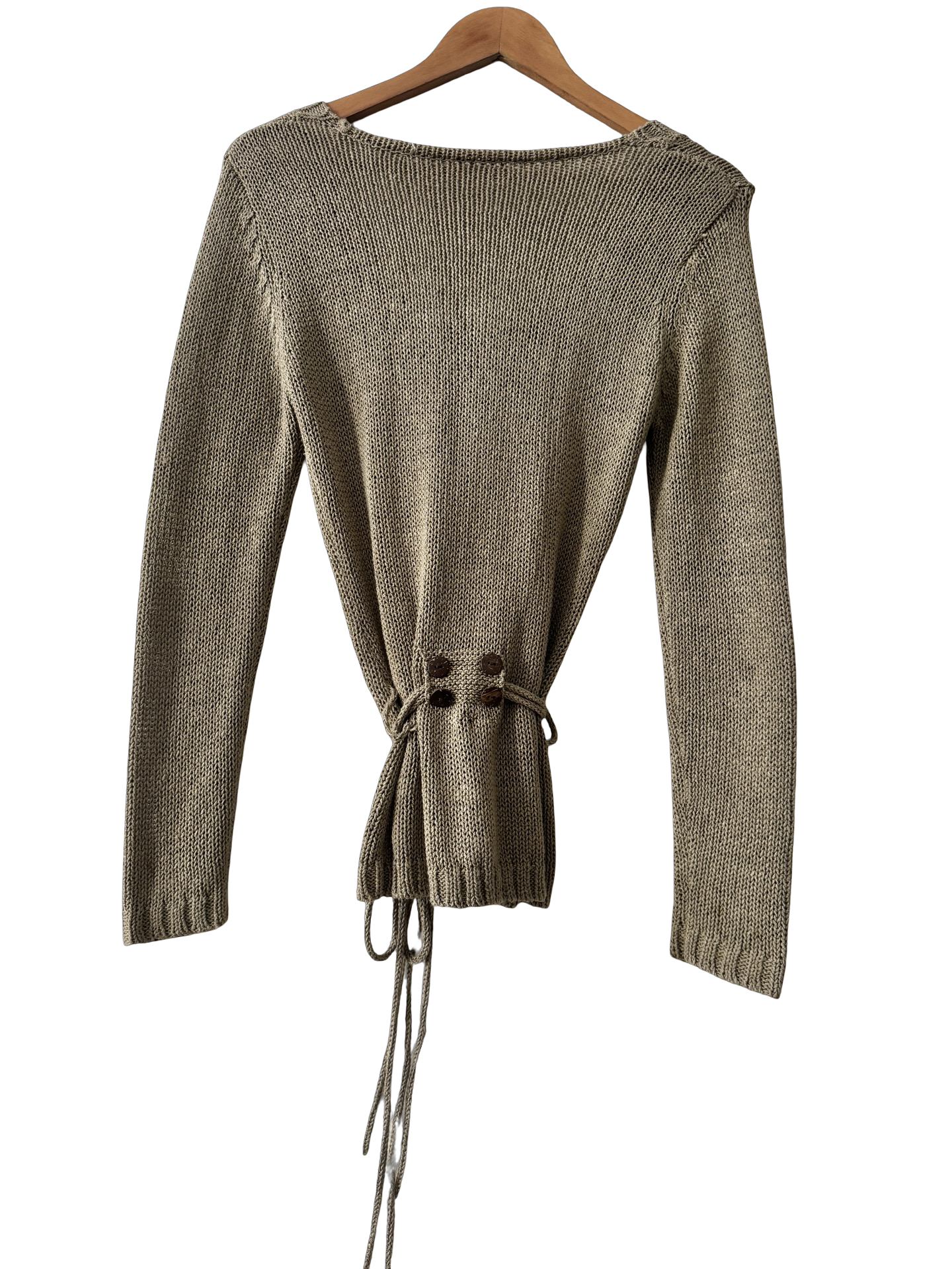 Vintage Y2K Sunday In Copenhagen Belted Knit Cardigan (M)