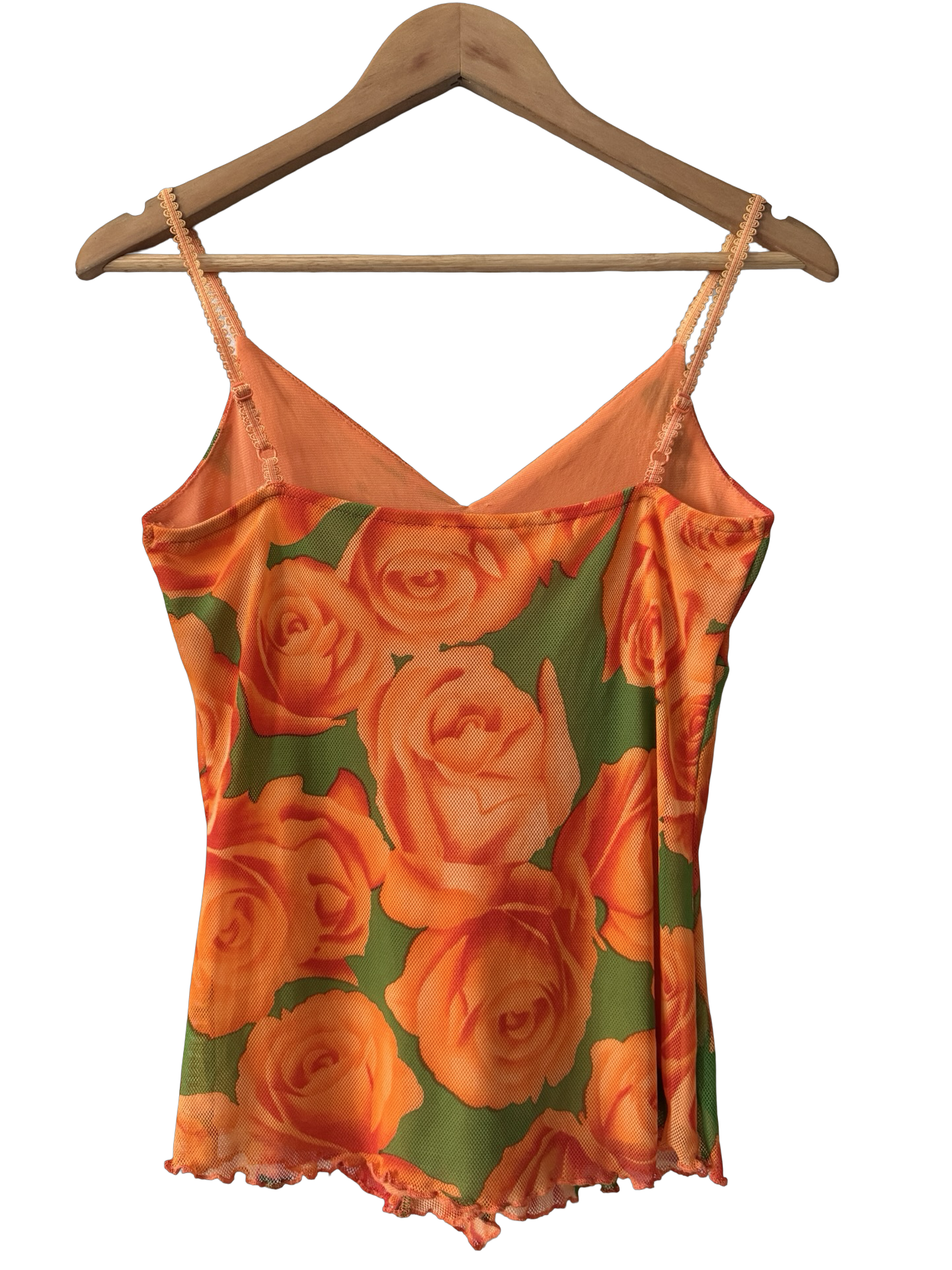 Vintage Y2K Sunset Rose Cami (M)