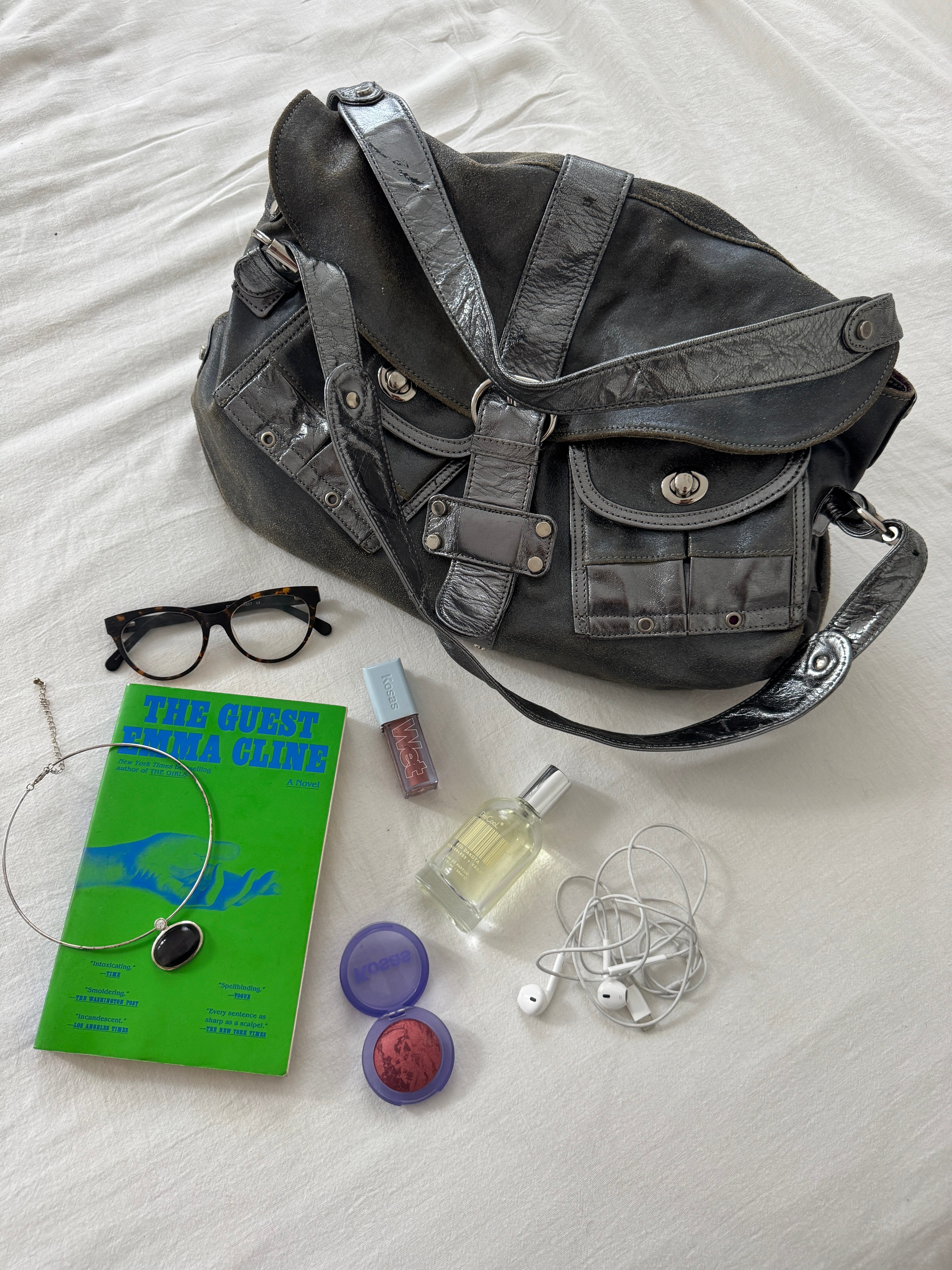 Vintage 90s Leather Tano It-Girl Slouch Bag