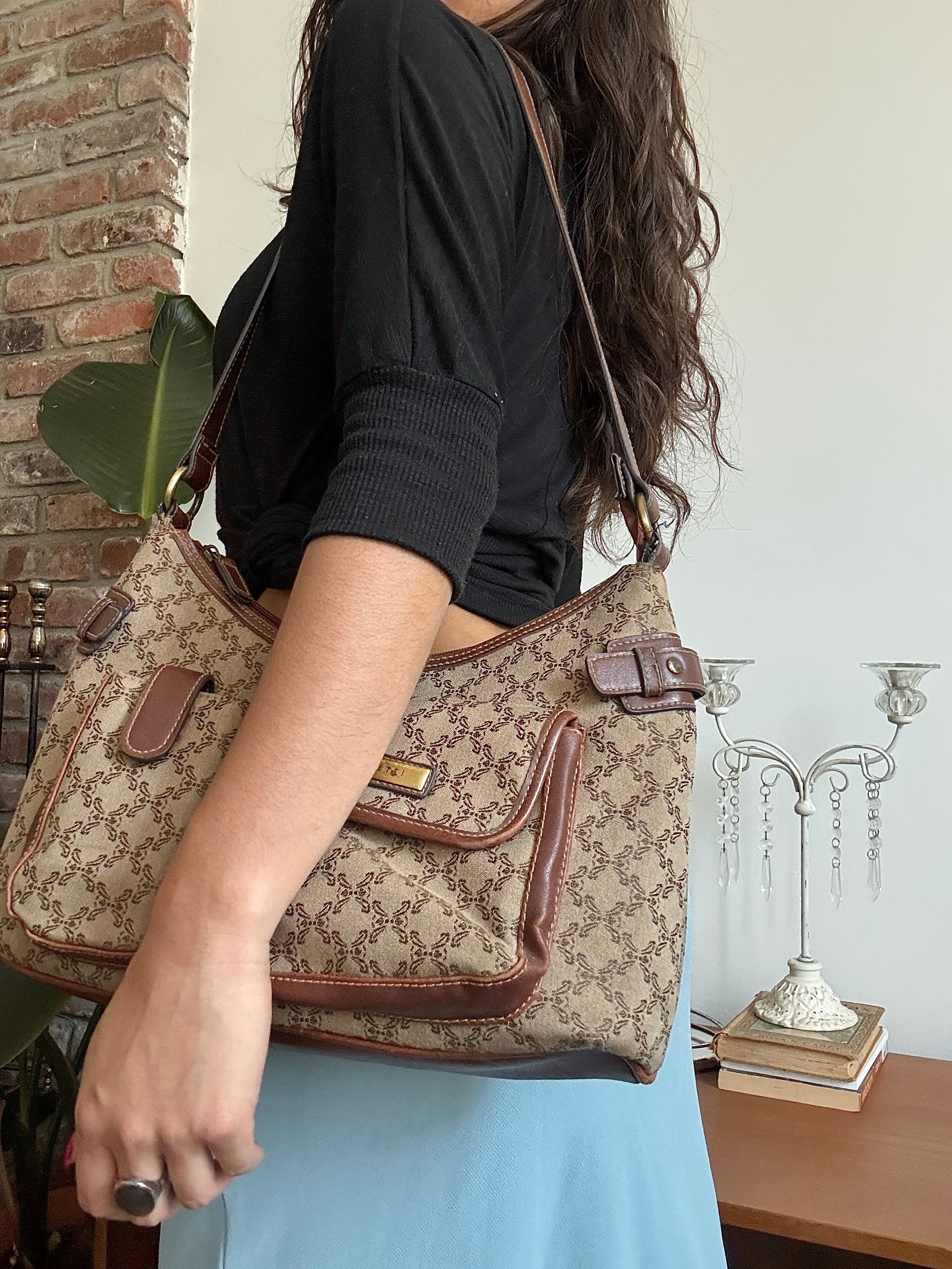 Vintage Y2K Rosetti Coffee-Run Utility Bag