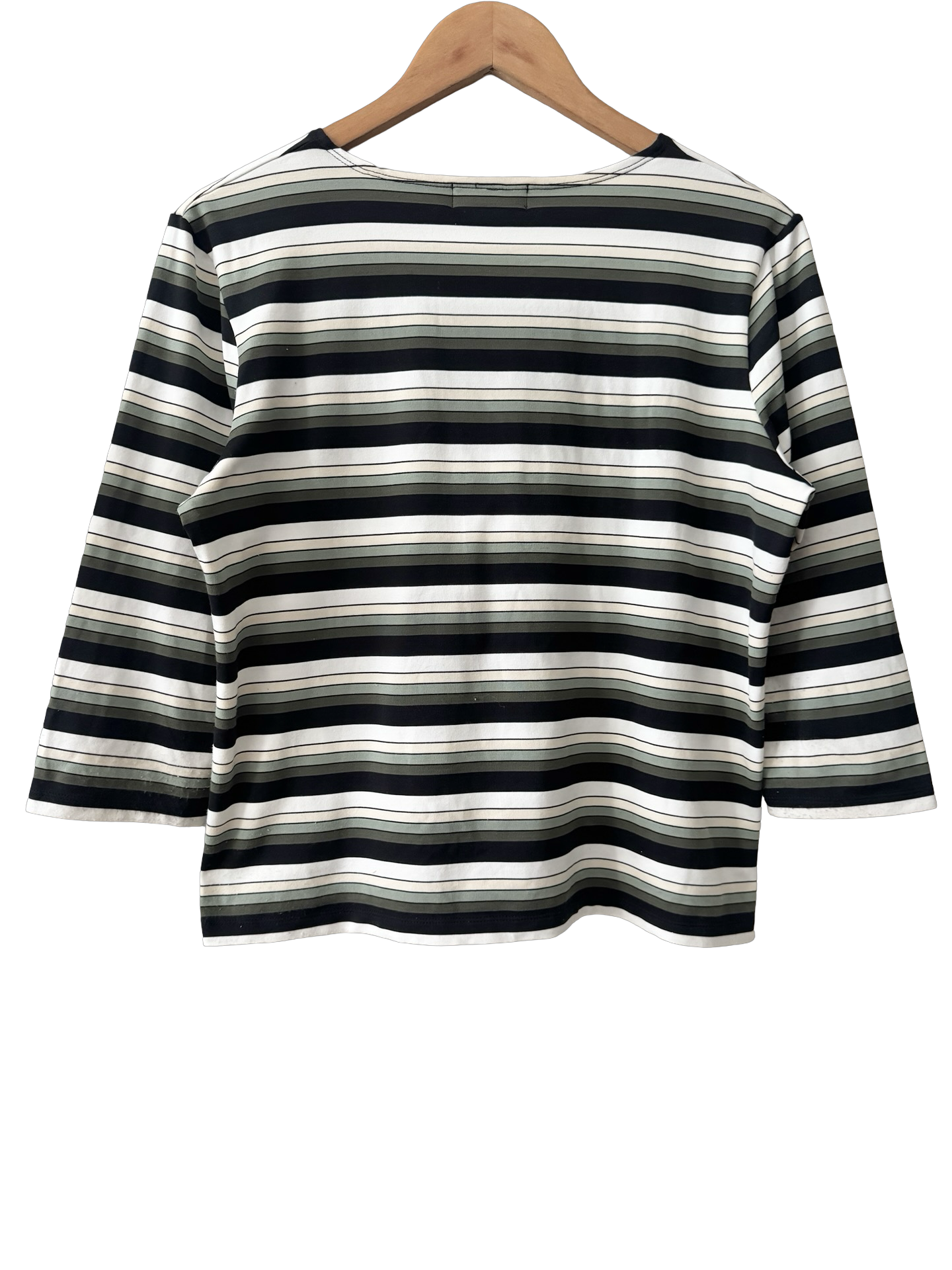 Vintage Y2K Retro Stripe Stretch Top (XL)
