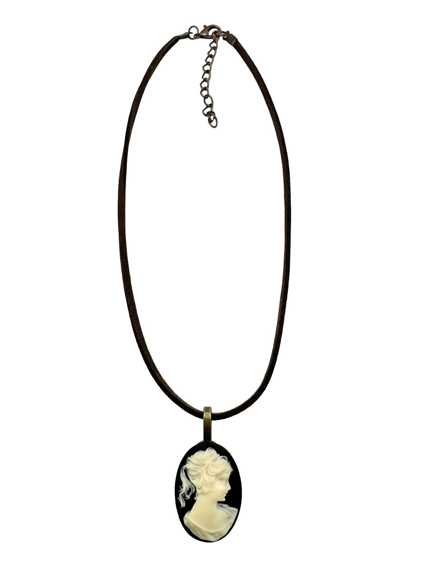 Vintage 90s Noir Cameo Choker